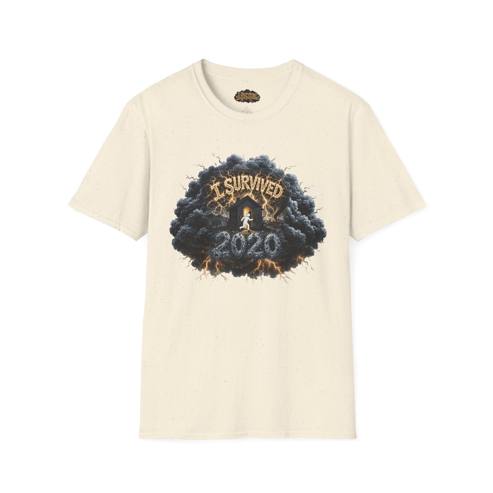 I Survived 2020 — Director's Cut Original Design Teaser Tee | Season 1 Premiere Drop Unisex Softstyle T-Shirt