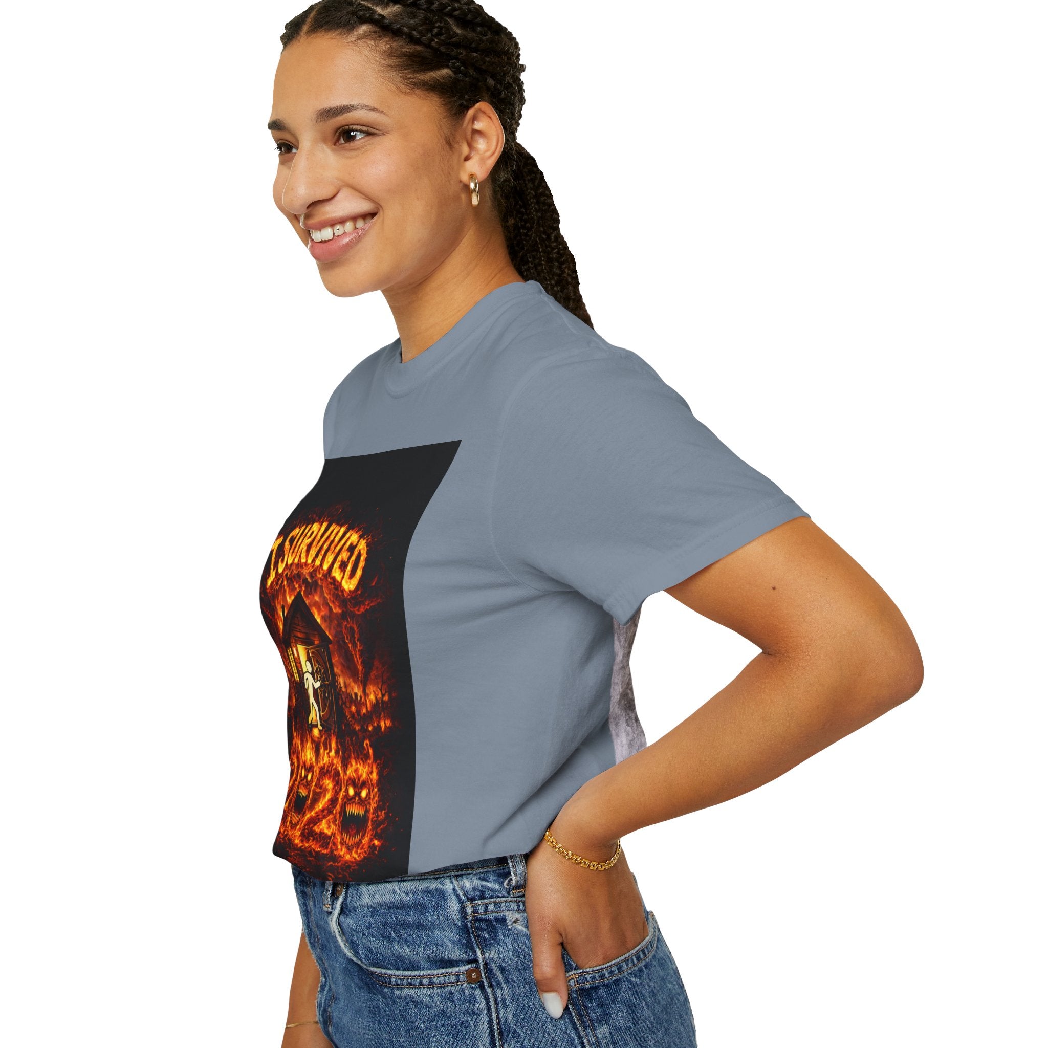 I Survived 2020 — WILDFIRES S2:E3 "The California Wildfires" Memorial Unisex Garment-Dyed T-shirt