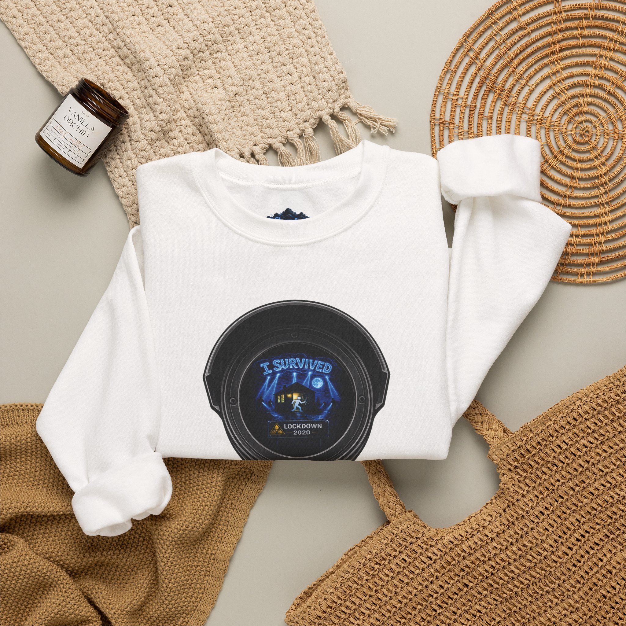 I Survived 2020 —  LOCKDOWN S3:E1: Director's Cut Special Edition "Quarantine" Unisex Heavy Blend™ Crewneck Sweatshirt