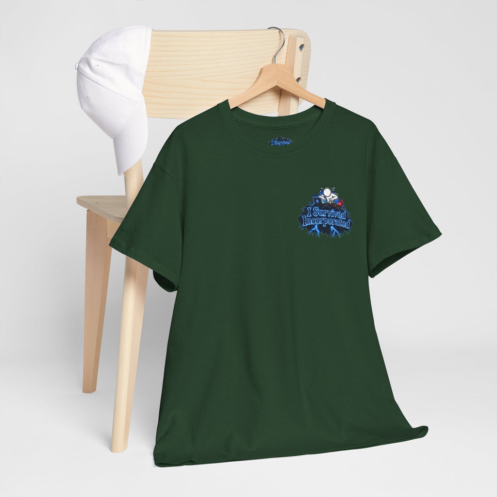 I Survived 2020 — "Please Stand By" Test Pattern Tee Lockdown Surveillance Edition Summer Exclusive Unisex Heavy Cotton Tee