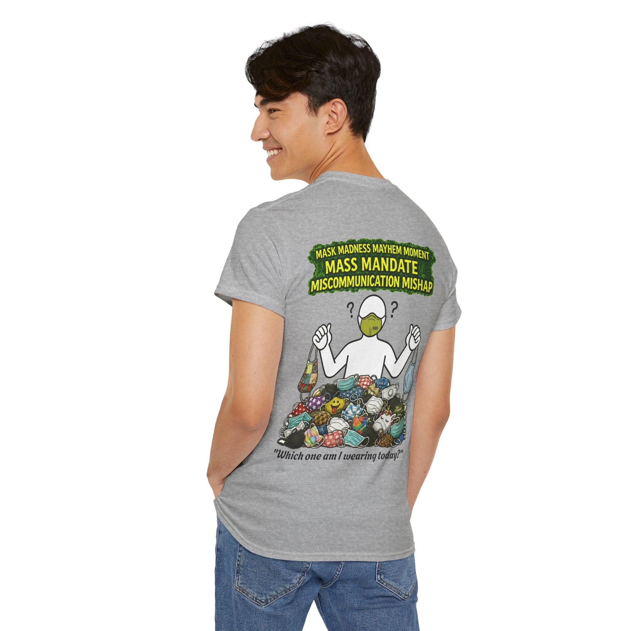 I Survived 2020 — PANDEMIC S1:E4: Director's Cut "Mask Madness" Unisex Heavy Cotton Tee