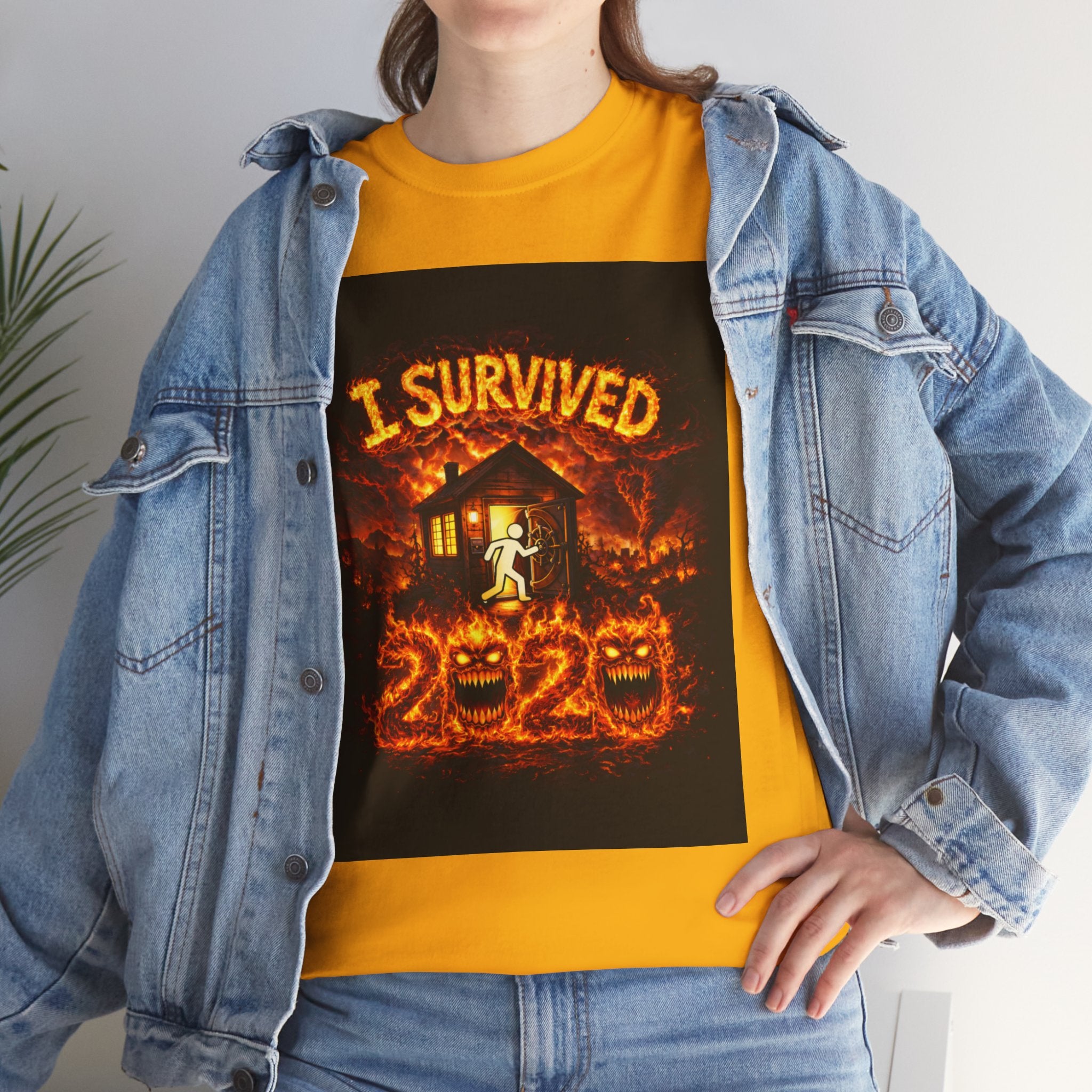 I Survived 2020 — S2:E4 "Western U.S. Wildfire Season" | Mid-Season Finale Pt. 1 | Wildfire Edition Memorial Unisex Heavy Cotton Tee (SPECIAL EDITION)