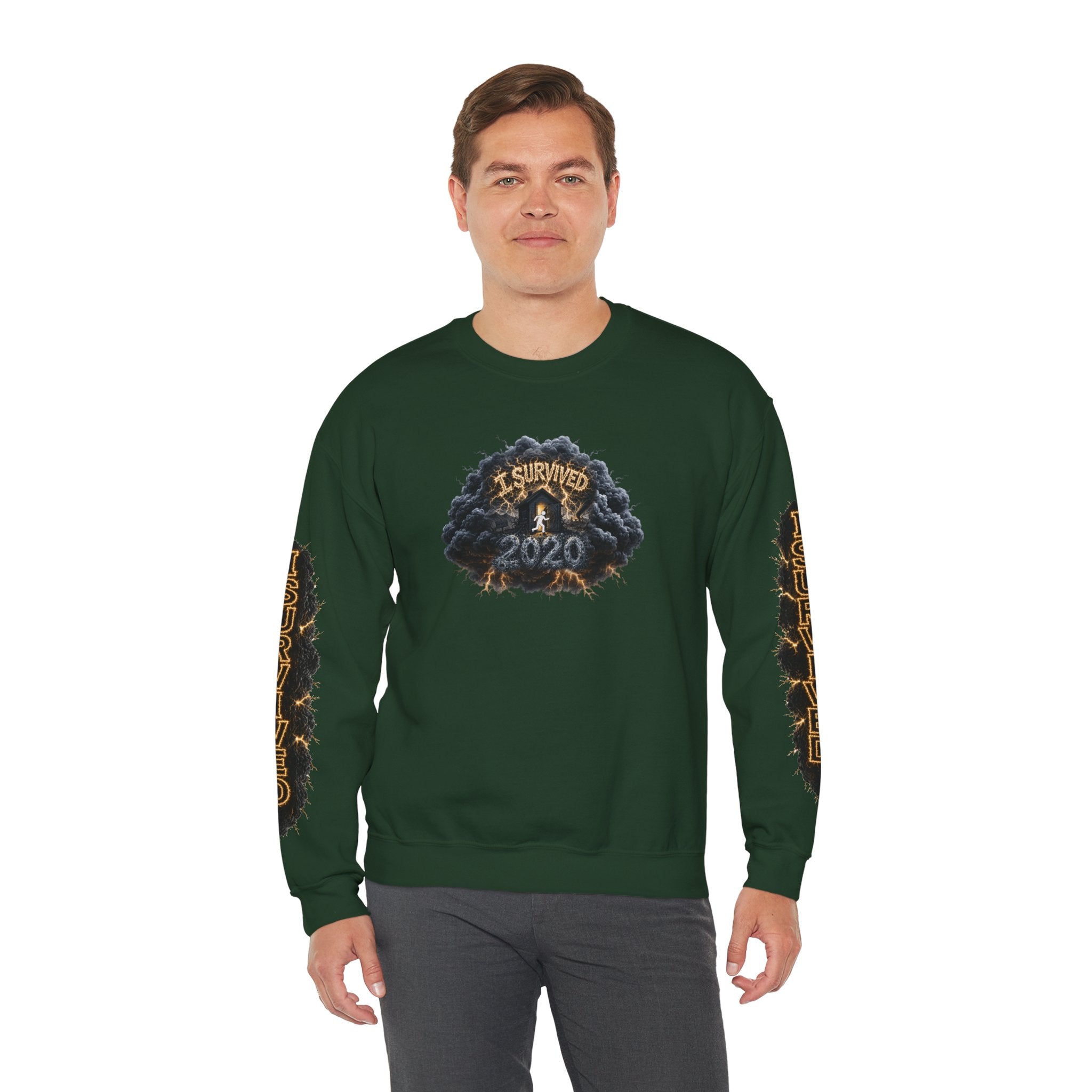 I Survived 2020 — Original PILOT Design: Director's Cut Special Edition Unisex Heavy Blend™ Crewneck Sweatshirt