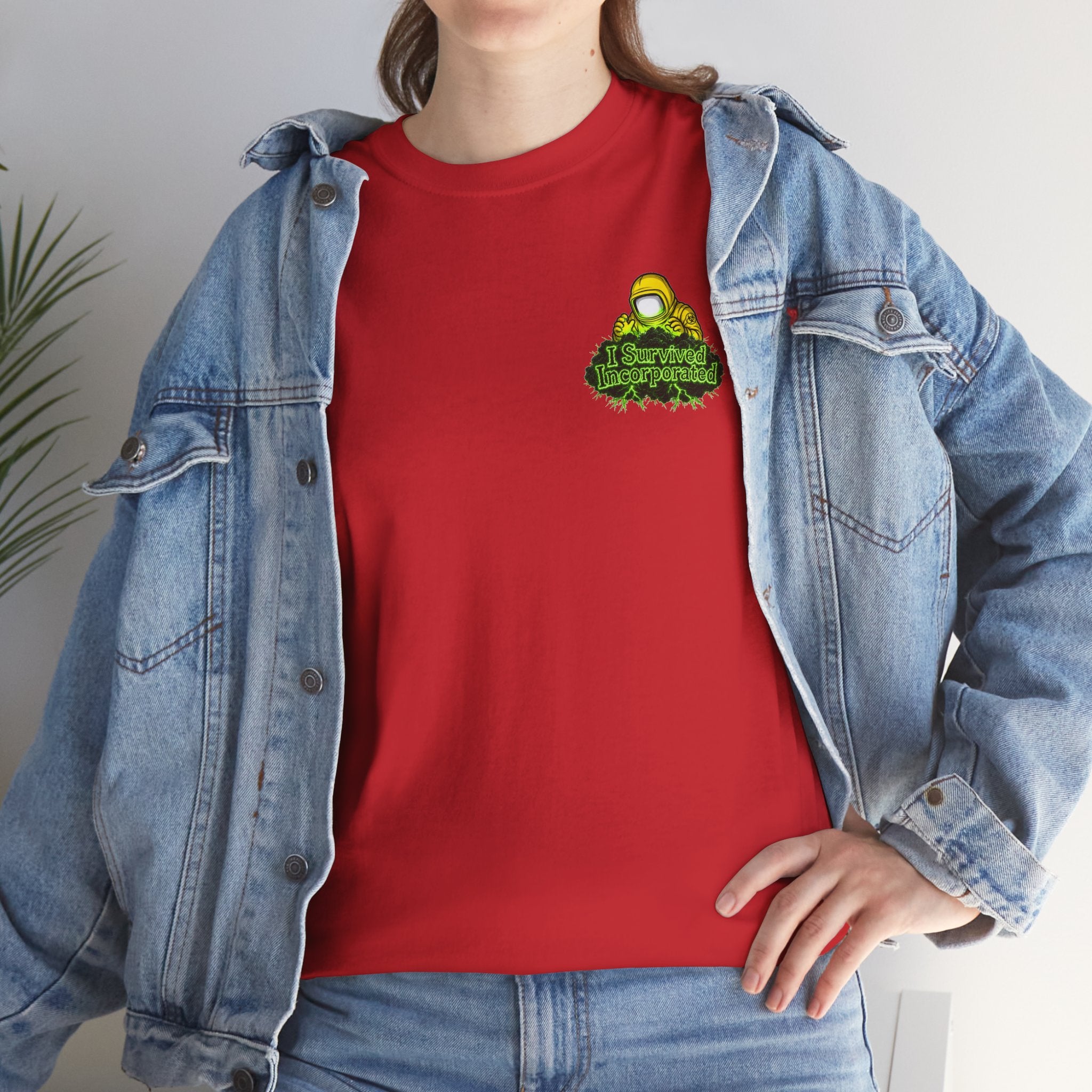 I Survived 2020 — "Please Stand By" Test Pattern Toxic Signal Tee Summer Premiere Unisex Heavy Cotton Tee