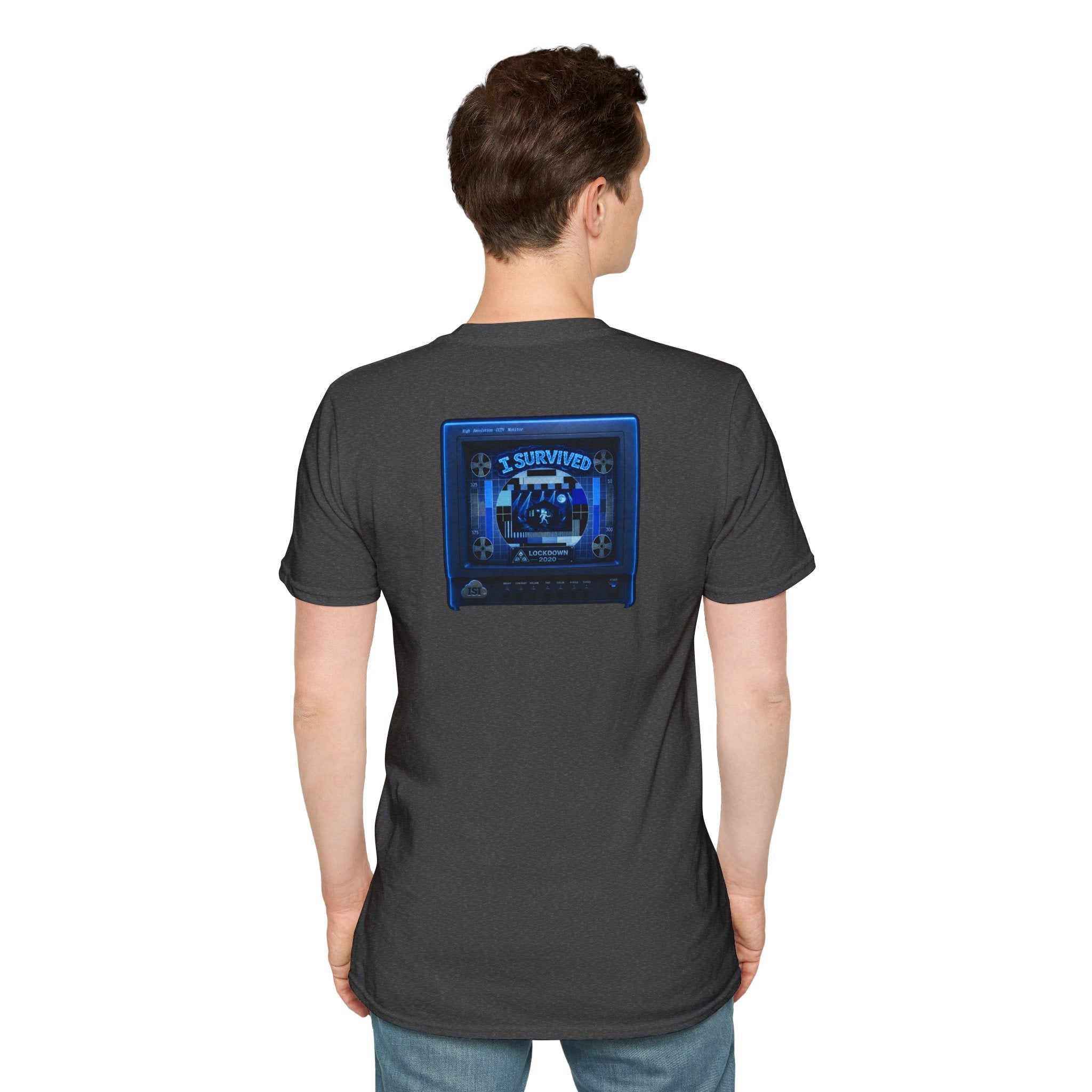 I Survived 2020 — "Please Stand By" Test Pattern Tee Lockdown Edition Summer Exclusive Unisex Softstyle T-Shirt