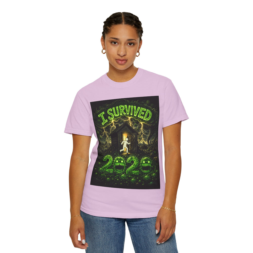I Survived 2020 — S1:E3 "The Jab!" | Pandemic Edition Unisex Garment-Dyed T-shirt