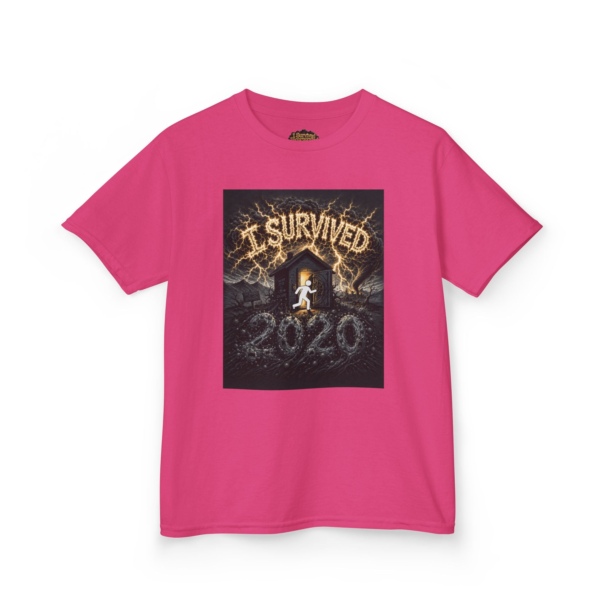 I Survived 2020 — Original Design Teaser Tee | Season 1 Premiere Drop Kids Heavy Cotton™ Tee