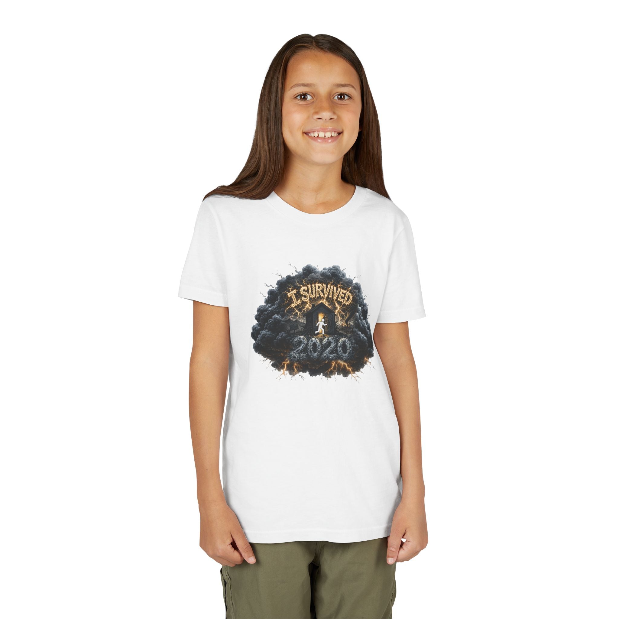 I Survived 2020 — Director's Cut Original Design Teaser Tee | Season 1 Premiere Drop Youth Short Sleeve Tee