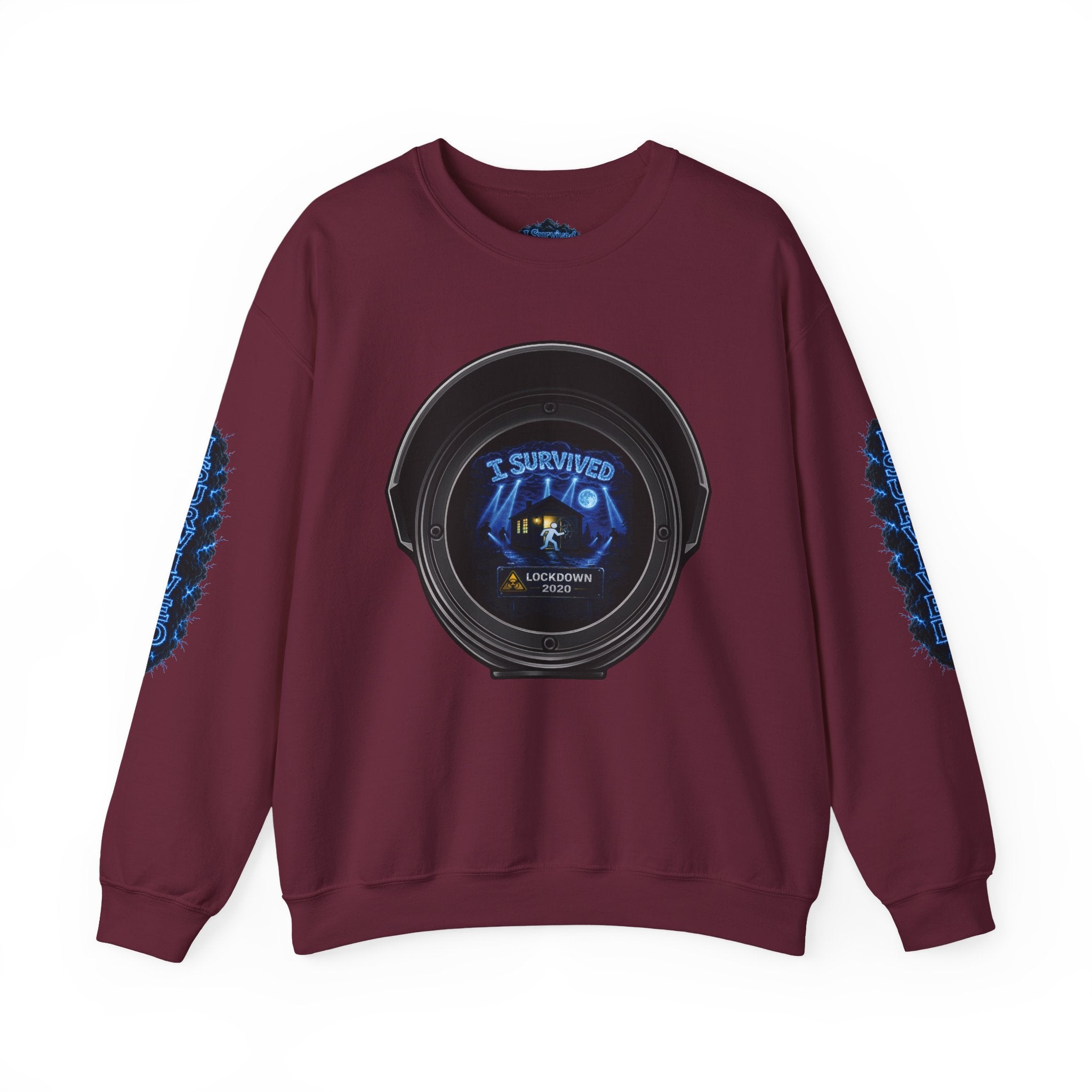 I Survived 2020 — Director's Cut S3:E1 "Quarantine" | Lockdown Edition Documentary Unisex Heavy Blend™ Crewneck Sweatshirt