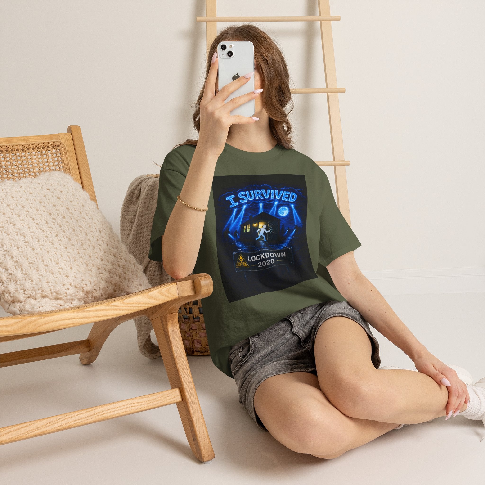 Copy of  I Survived 2020 — S3:E1 "Quarantine" | Lockdown Edition Documentary Unisex Heavy Cotton Tee