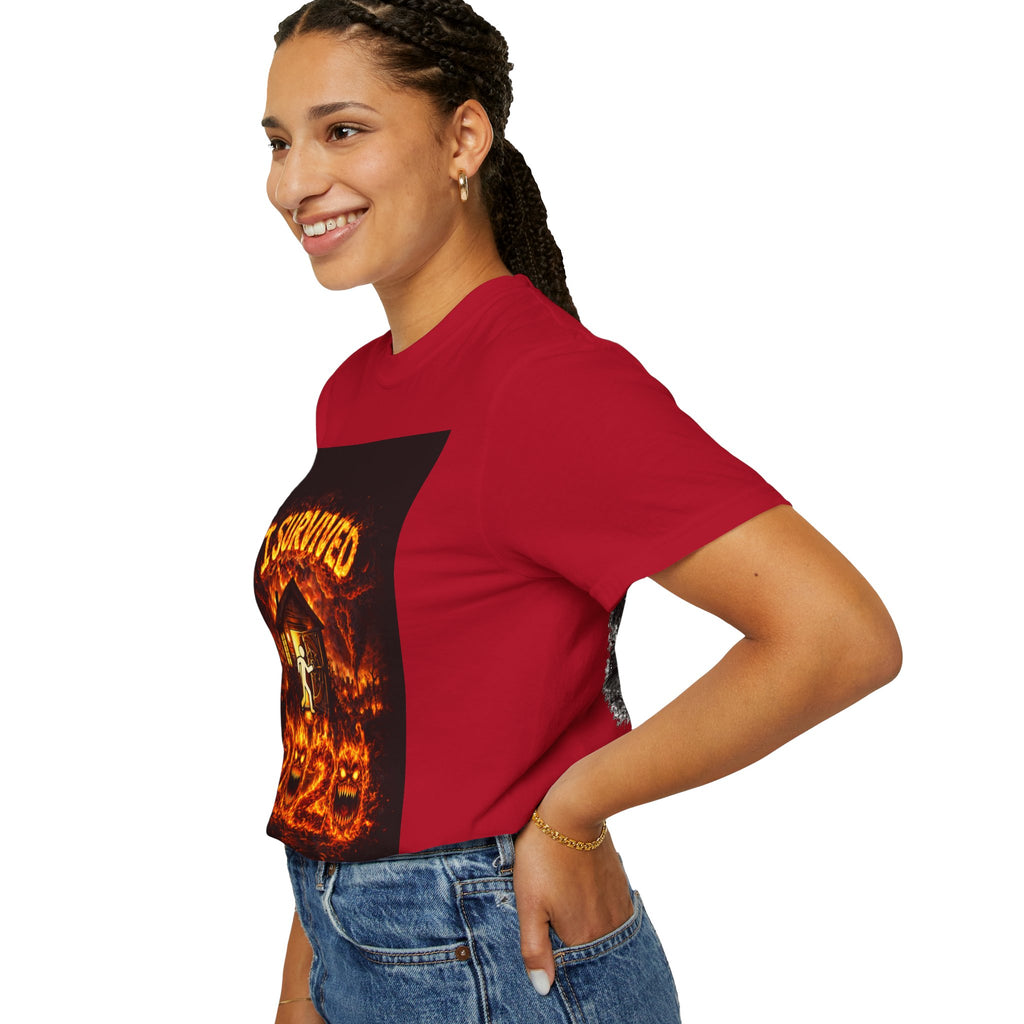 I Survived 2020 — WILDFIRES S2:E2: "The Bobcat Fire" Memorial Unisex Garment-Dyed T-shirt
