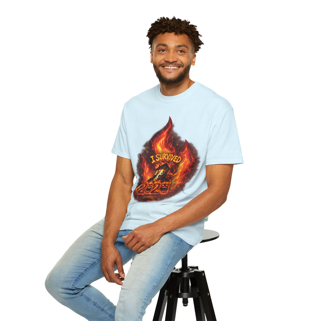 I Survived 2020 — Director's Cut S2:E4 "Western U.S. Wildfire Season" | Mid-Season Finale Pt. 1 | Wildfire Edition Memorial Unisex Garment-Dyed T-shirt