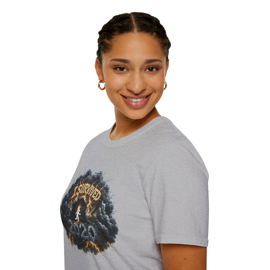 I Survived 2020 — Director's Cut Original Design Teaser Tee | Season 1 Premiere Drop Unisex Softstyle T-Shirt