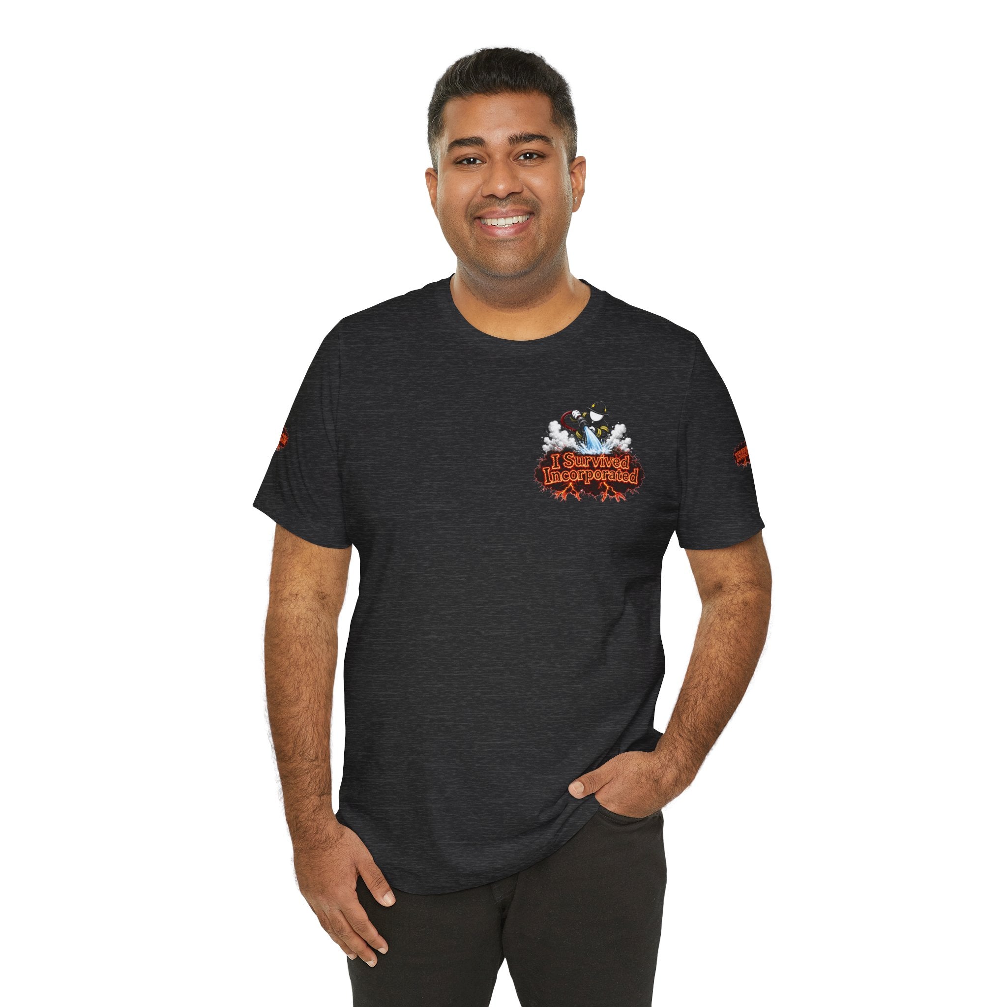 I Survived 2020 — "Please Stand By" Test Pattern Tee Wildfire Signal Special Edition Summer Premiere Unisex Jersey Short Sleeve Tee