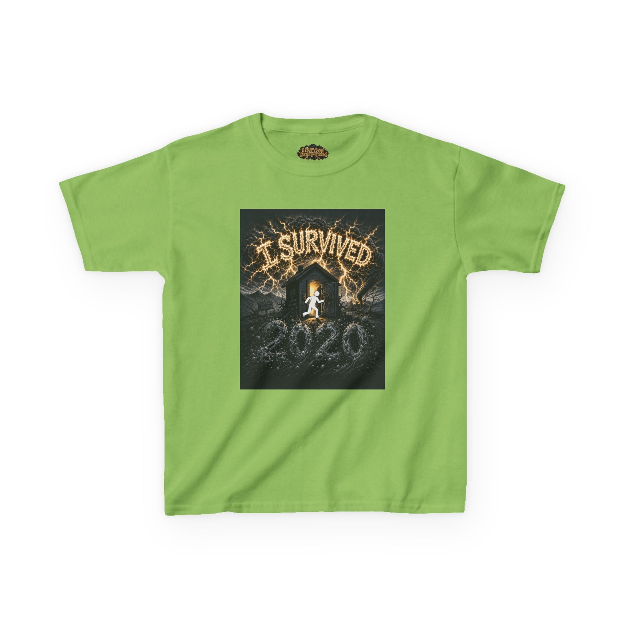 I Survived 2020 — Original Design Teaser Tee | Season 1 Premiere Drop Kids Heavy Cotton™ Tee