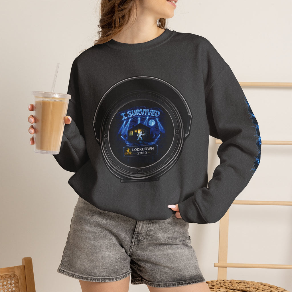 I Survived 2020 — Director's Cut S3:E2 "Dating Under Lockdown" | Lockdown Edition Documentary Unisex Heavy Blend™ Crewneck Sweatshirt