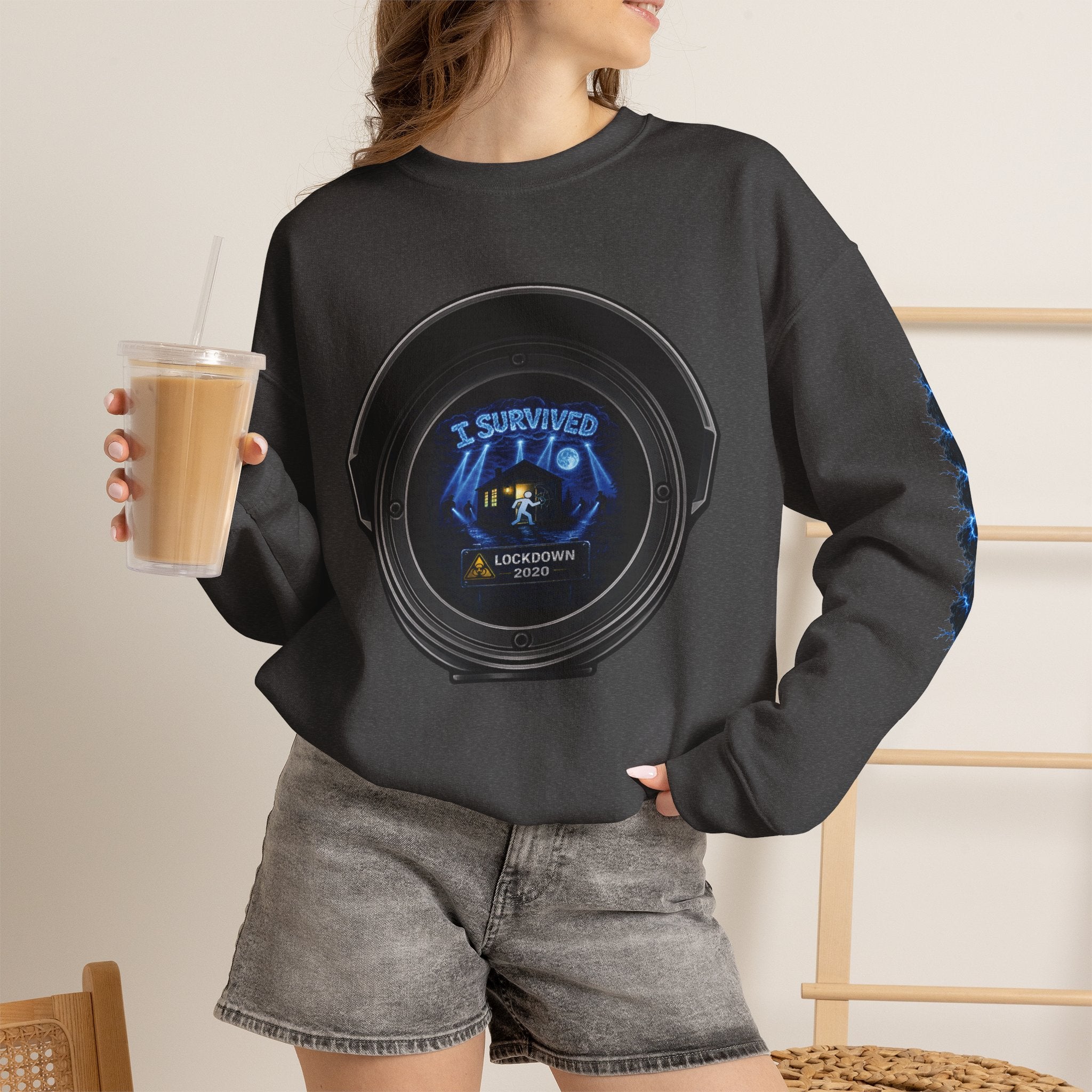 I Survived 2020 — Director's Cut S3:E2 "Dating Under Lockdown" | Lockdown Edition Documentary Unisex Heavy Blend™ Crewneck Sweatshirt