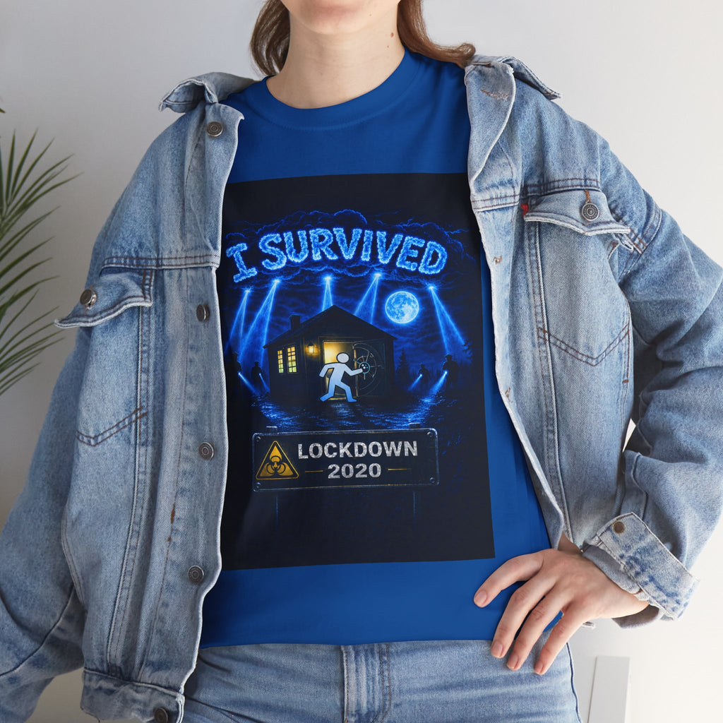 I Survived 2020 — S3:E2 "Dating Under Lockdown" | Lockdown Edition Documentary Unisex Heavy Cotton Tee (SPECIAL EDITION)