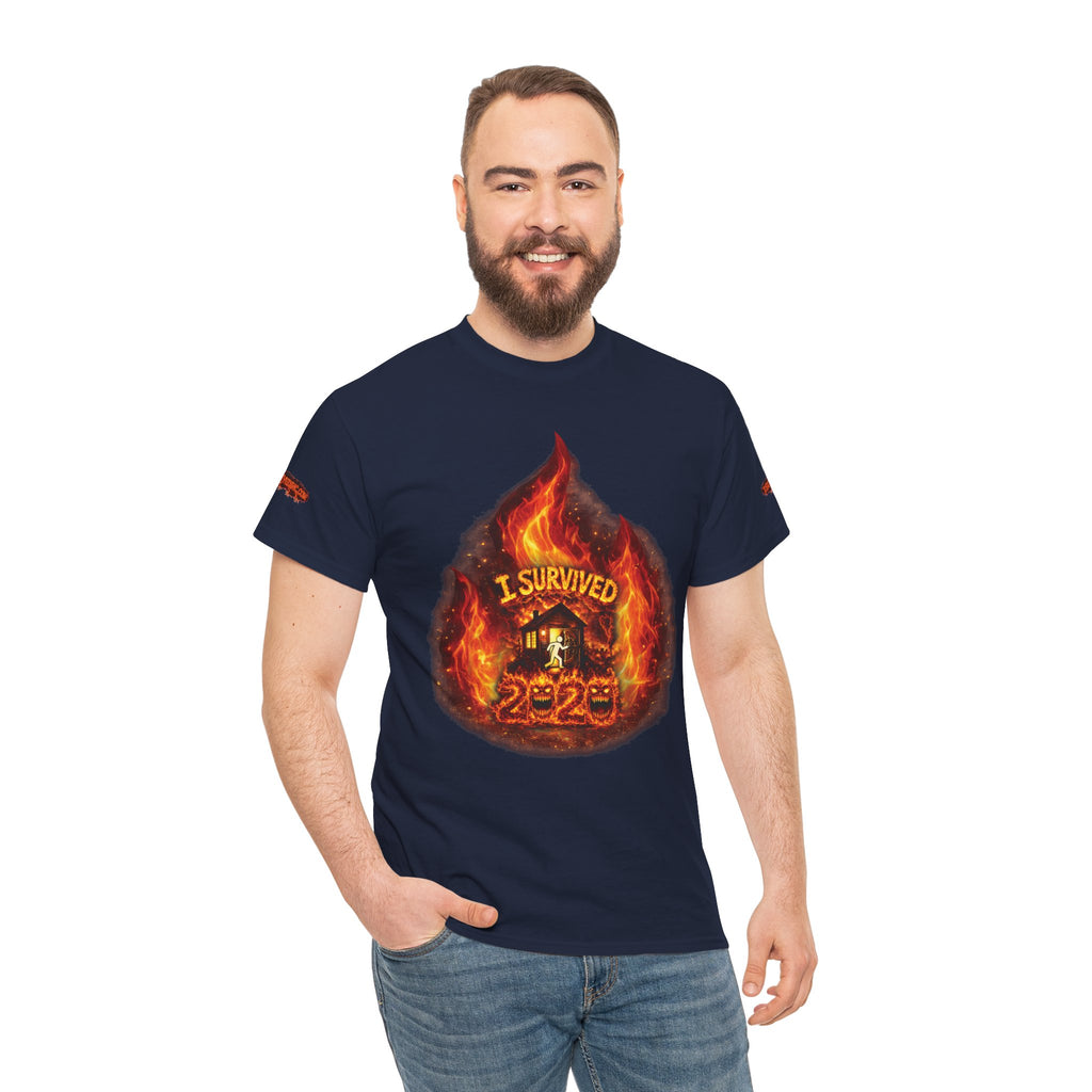 I Survived 2020 — Director's Cut S2:E3 "The California Wildfires" | Wildfire Edition Memorial Unisex Heavy Cotton Tee (SPECIAL EDITION)