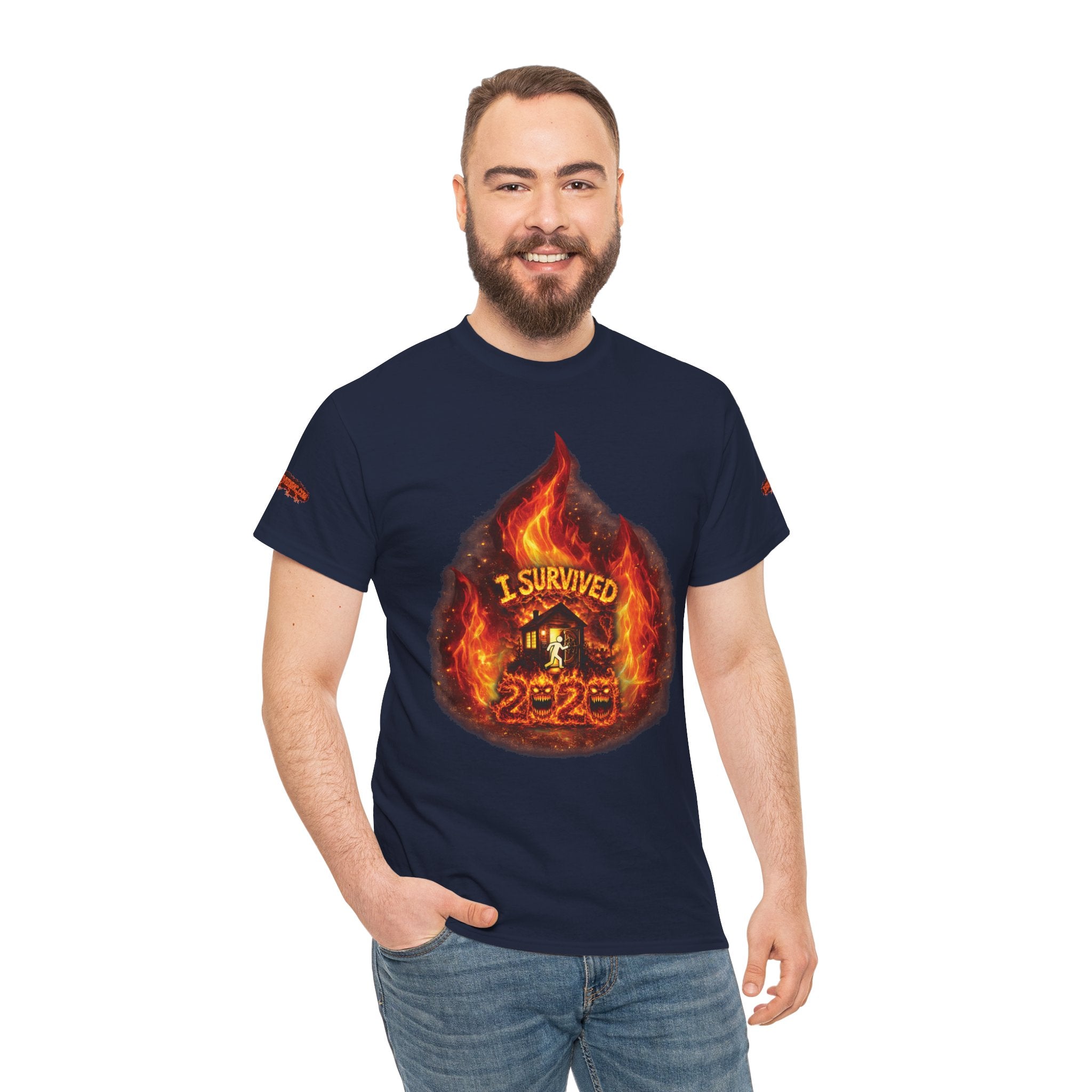 I Survived 2020 — Director's Cut S2:E3 "The California Wildfires" | Wildfire Edition Memorial Unisex Heavy Cotton Tee (SPECIAL EDITION)