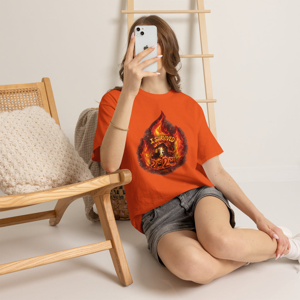 I Survived 2020 — Director's Cut S2:E3 "The California Wildfires" | Wildfire Edition Memorial Unisex Heavy Cotton Tee