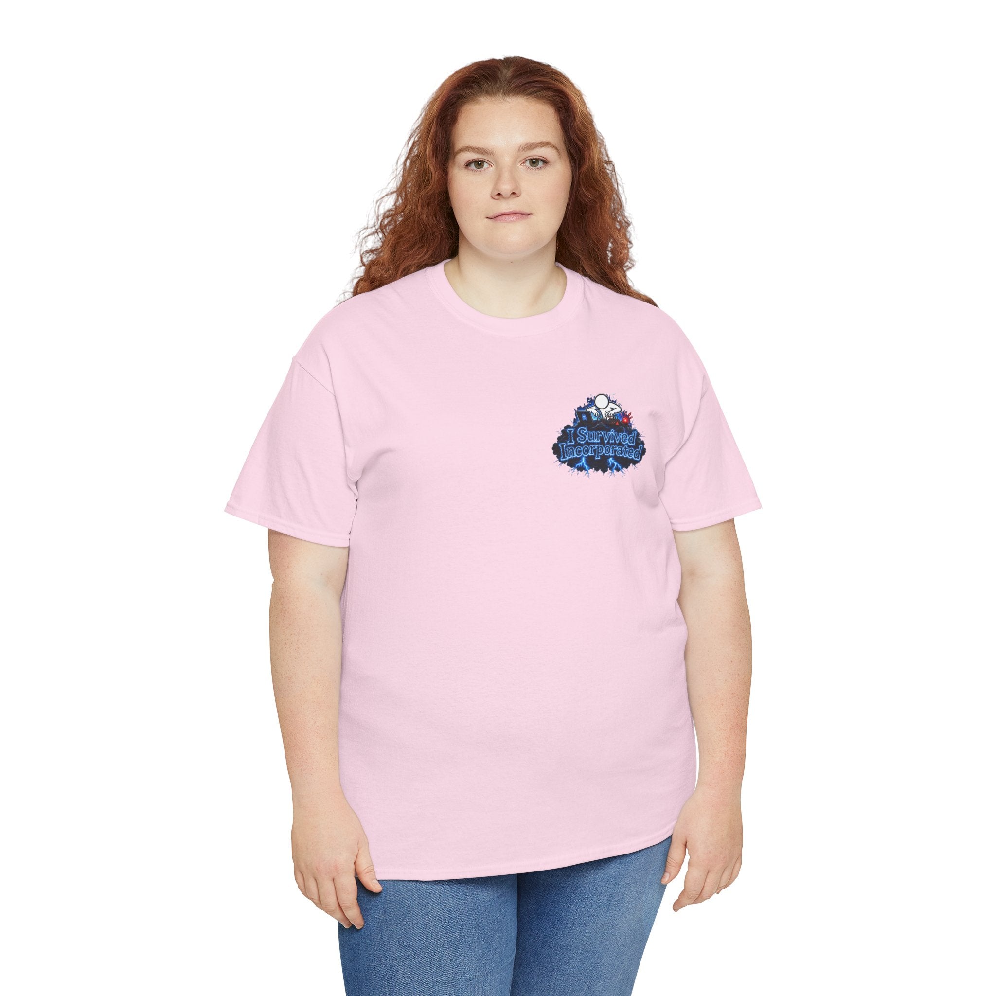 I Survived 2020 — "Please Stand By" Test Pattern Tee Lockdown Surveillance Edition Summer Exclusive Unisex Heavy Cotton Tee