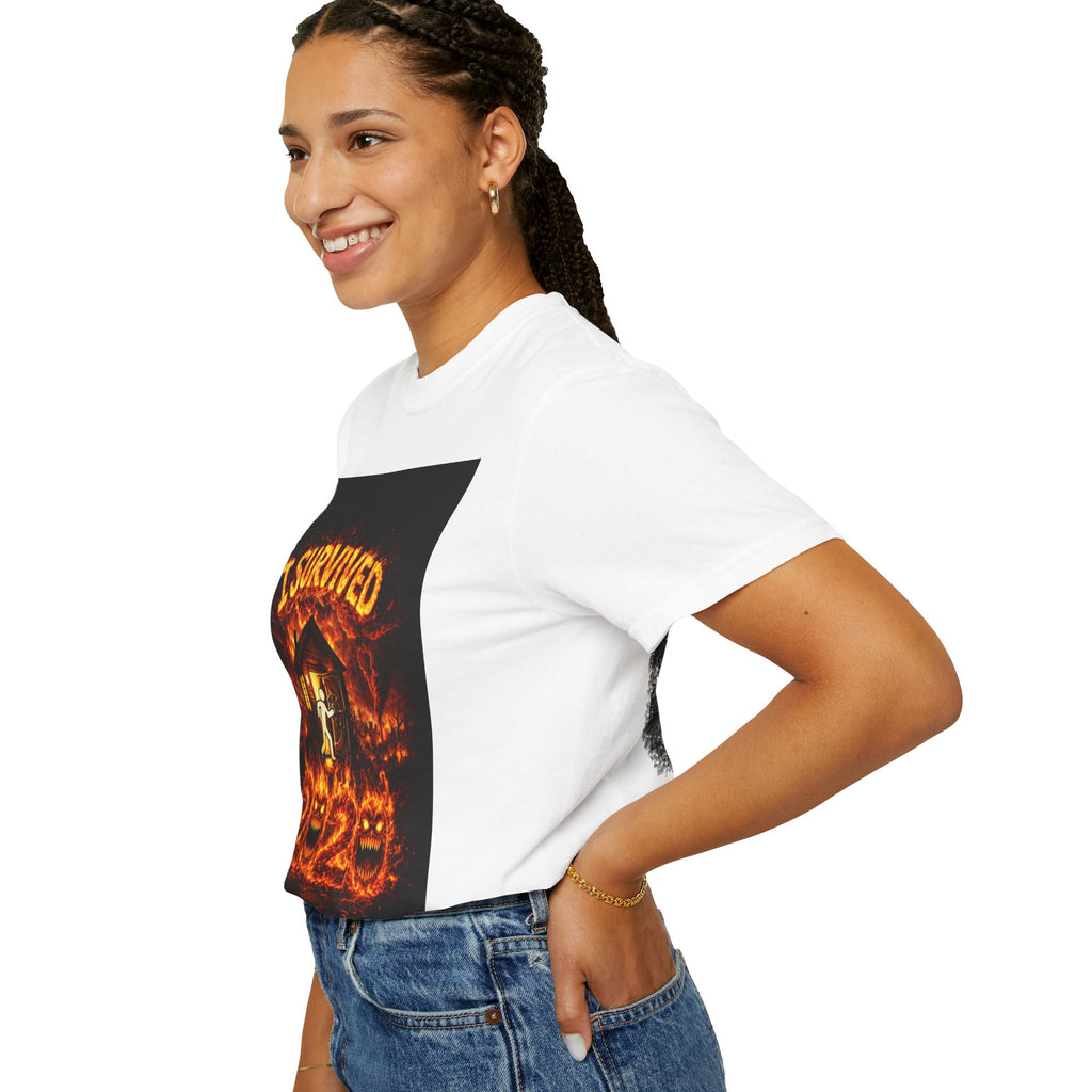 I Survived 2020 — WILDFIRES S2:E2: "The Bobcat Fire" Memorial Unisex Garment-Dyed T-shirt