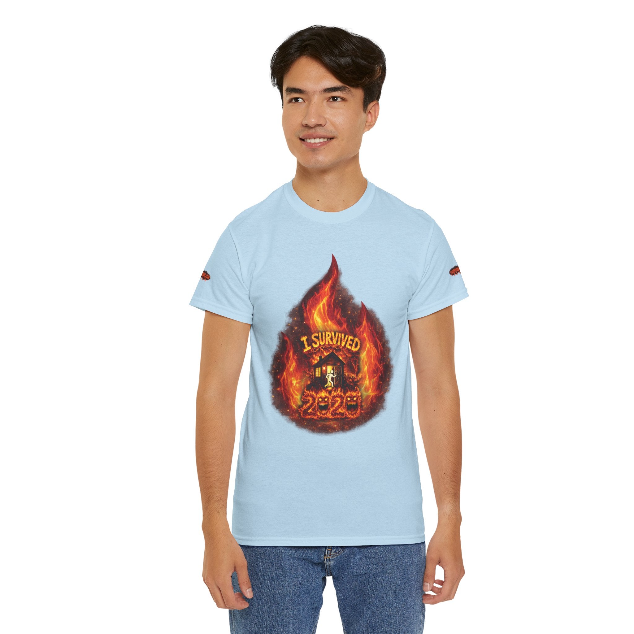 I Survived 2020 — Director's Cut S2:E3 "The California Wildfires" | Wildfire Edition Memorial Unisex Heavy Cotton Tee (SPECIAL EDITION)