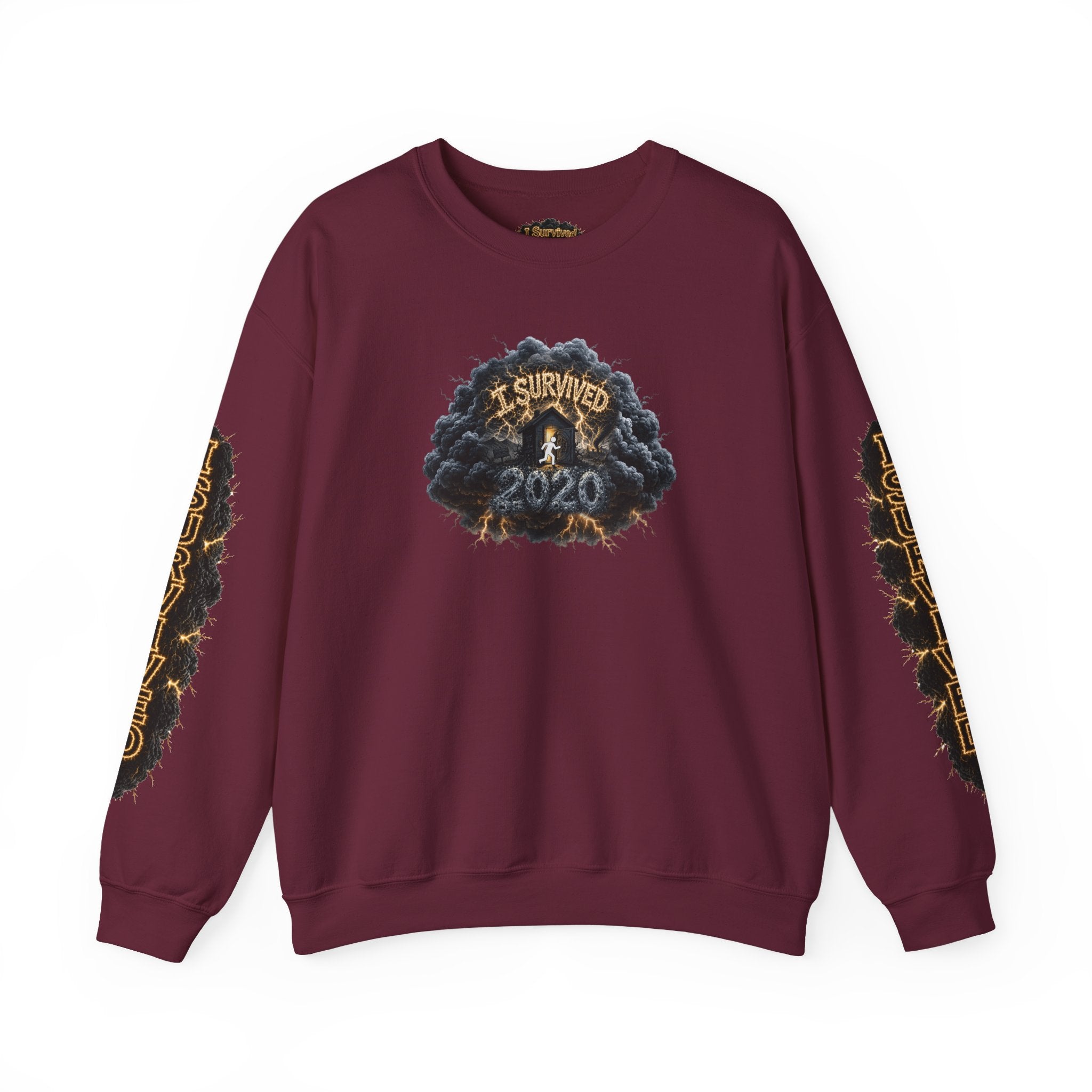 I Survived 2020 — Original PILOT Design: Director's Cut Special Edition Unisex Heavy Blend™ Crewneck Sweatshirt