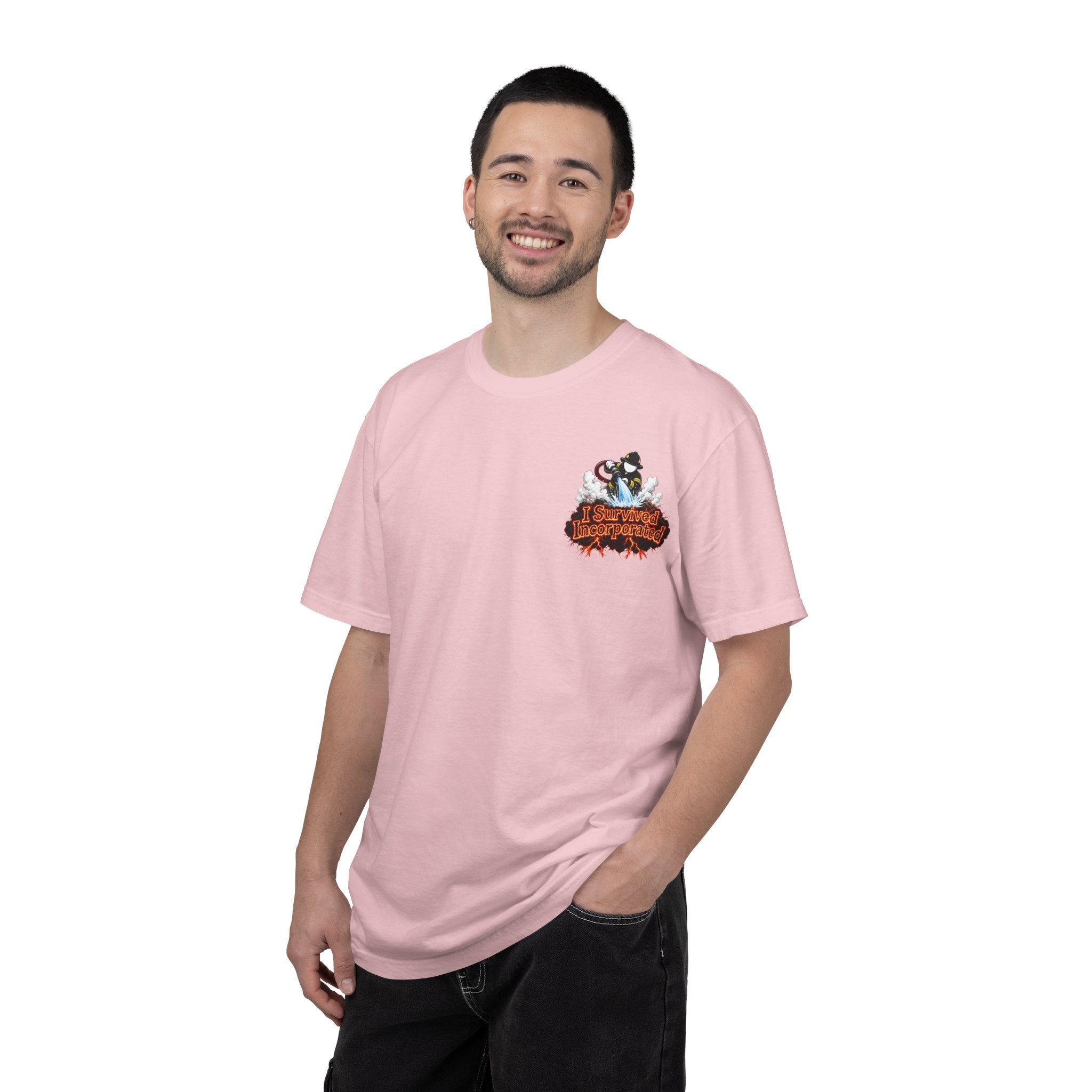 I Survived 2020 — "Please Stand By" Test Pattern Tee Wildfire Signal Edition Summer Premiere Unisex Garment-Dyed T-shirt