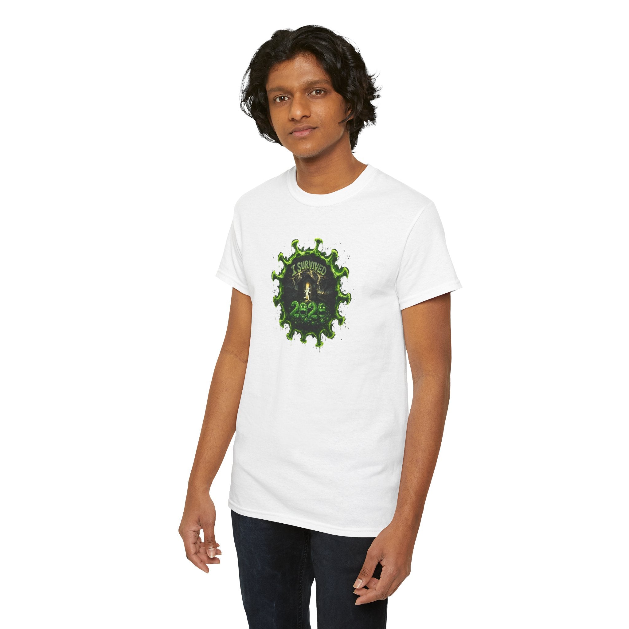 I Survived 2020 —  PANDEMIC S1:E5: Director's Cut "Delivery Doomsday" Unisex Heavy Cotton Tee