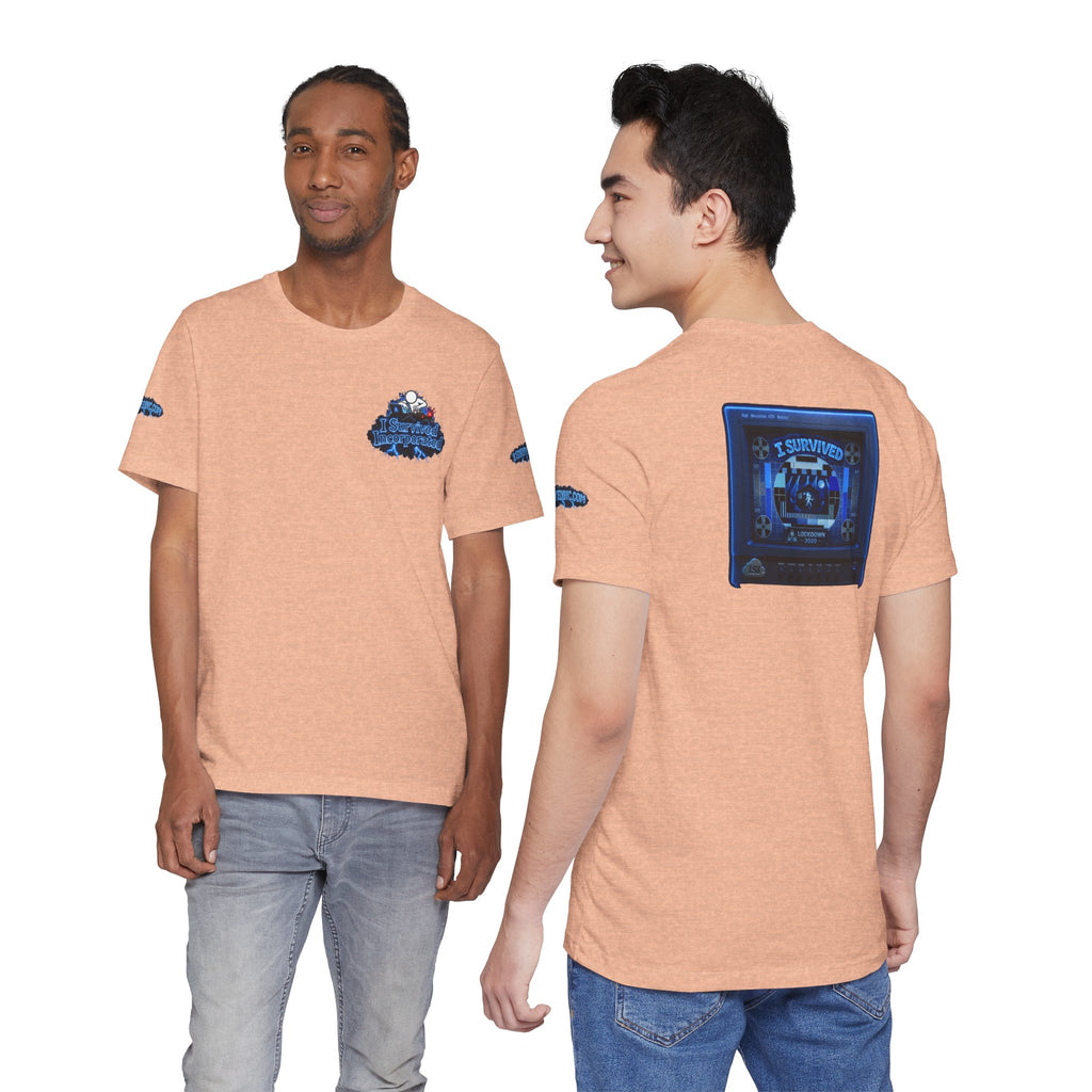 I Survived 2020 — "Please Stand By" Test Pattern Tee Lockdown Special Edition Summer Exclusive Unisex Jersey Short Sleeve Tee
