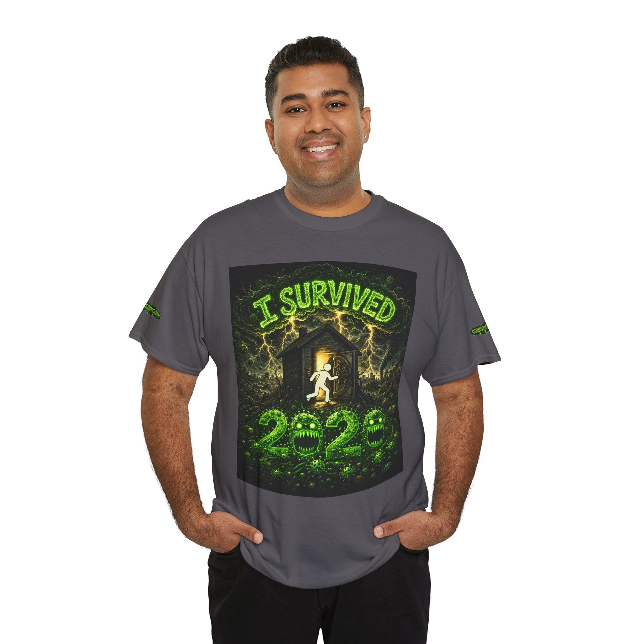 I Survived 2020 — S1:E4 "Mask Madness Mayhem Moment" | Pandemic Edition Unisex Heavy Cotton Tee (SPECIAL EDITION)