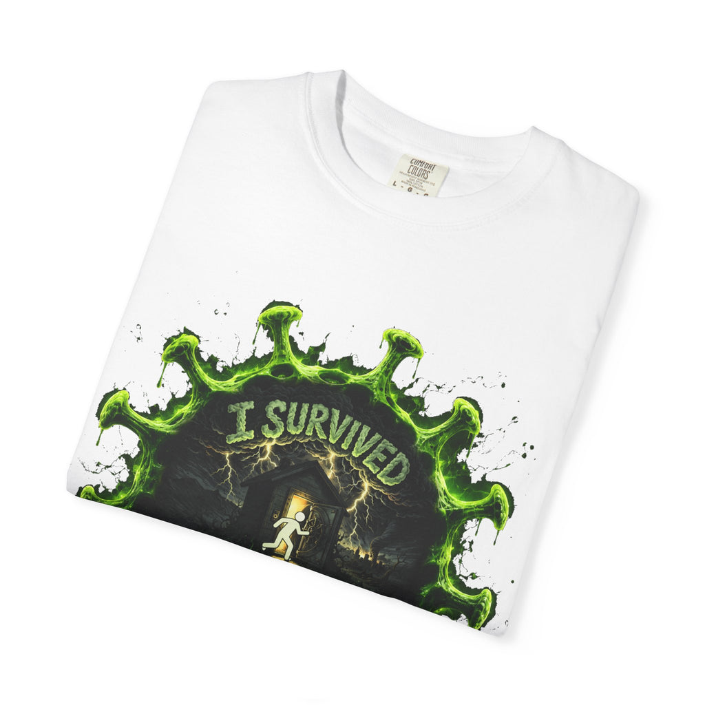 I Survived 2020 — Director's Cut S1:E5 "Delivery Doomsday" | Pandemic Edition Unisex Garment-Dyed T-shirt