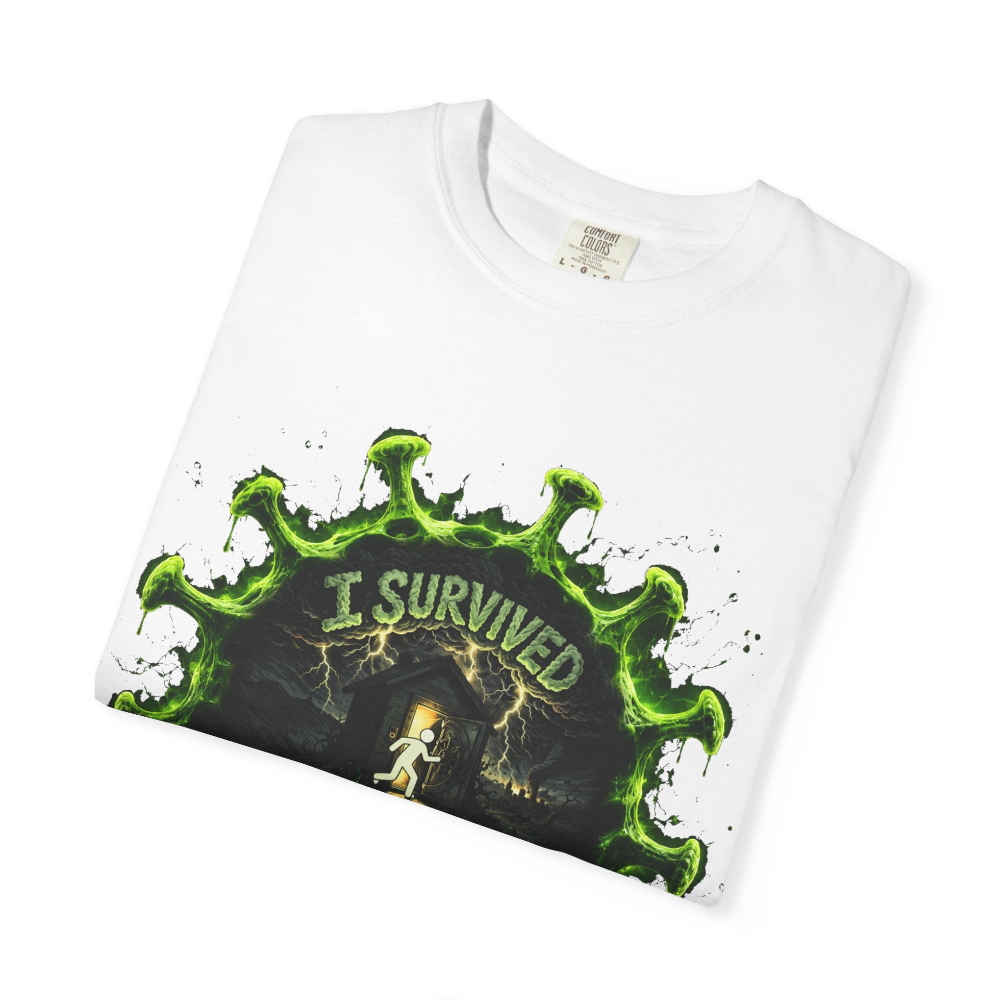 I Survived 2020 — Director's Cut S1:E5 "Delivery Doomsday" | Pandemic Edition Unisex Garment-Dyed T-shirt
