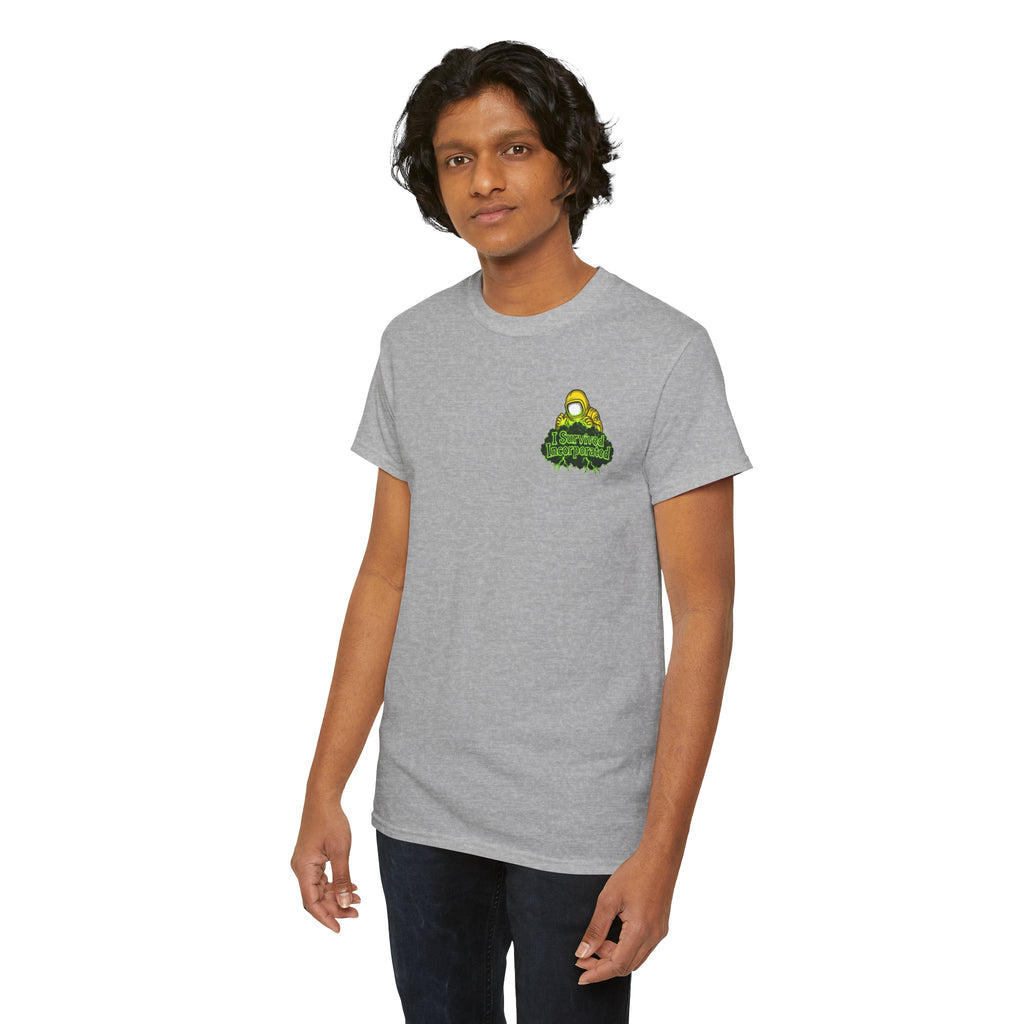 I Survived 2020 — "Please Stand By" Test Pattern Toxic Signal Tee Summer Premiere Unisex Heavy Cotton Tee
