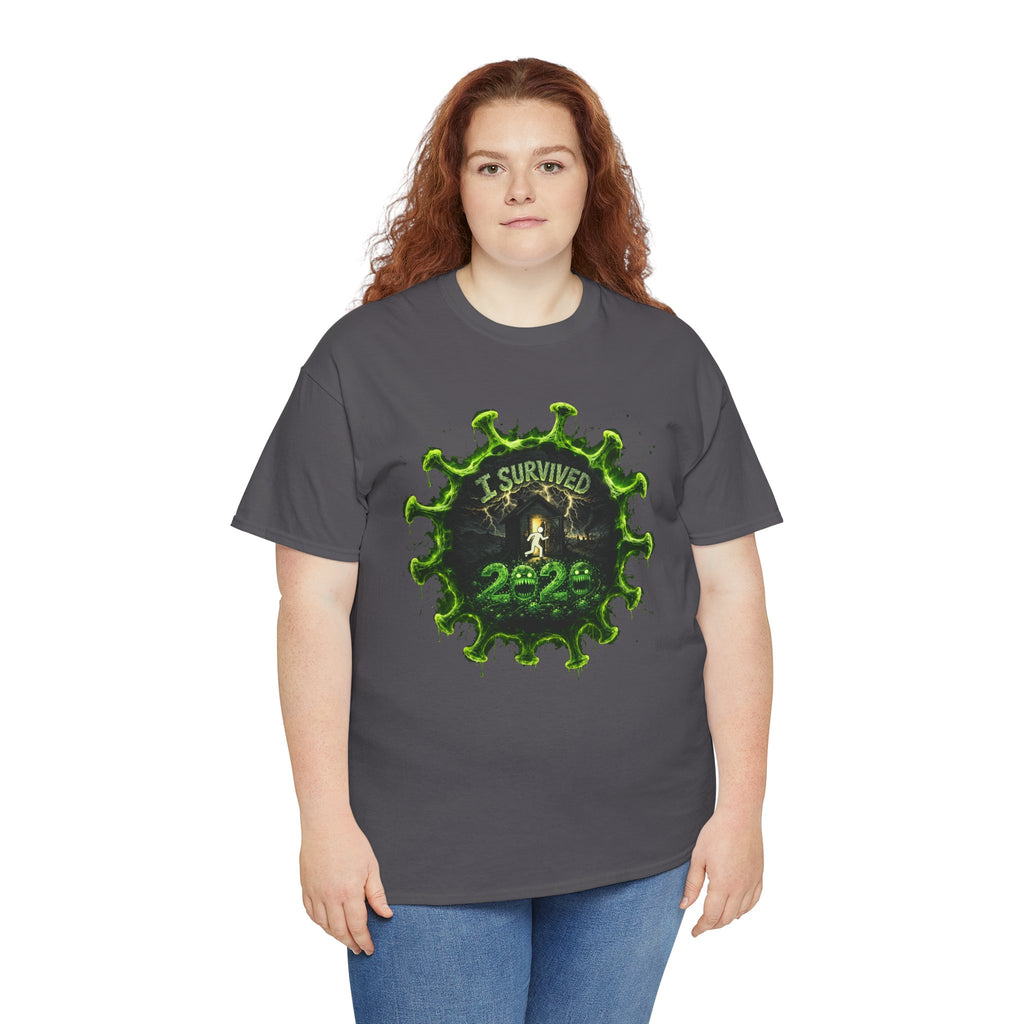 I Survived 2020 — Director's Cut S1:E2 "The Coming of COVID" | Pandemic Edition Unisex Heavy Cotton Tee