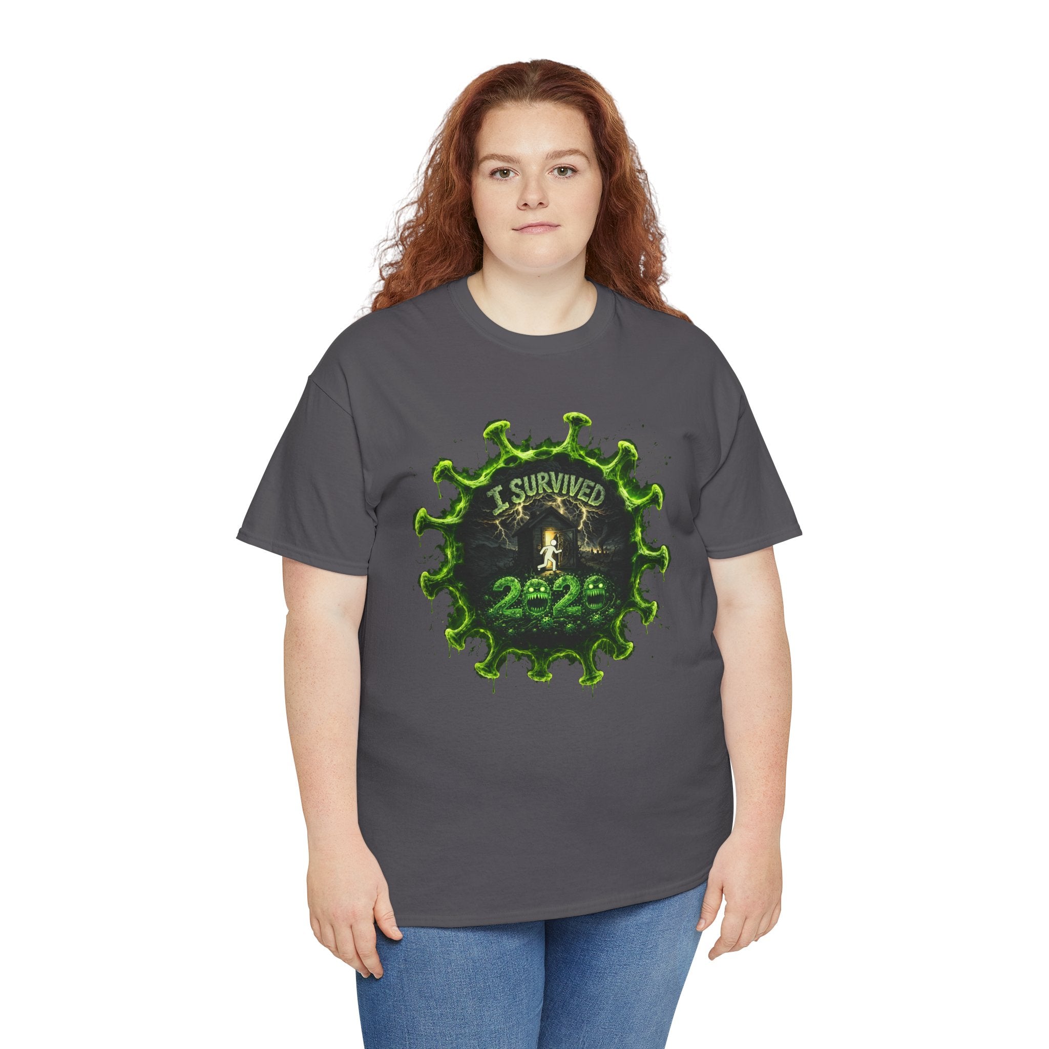 I Survived 2020 — Director's Cut S1:E2 "The Coming of COVID" | Pandemic Edition Unisex Heavy Cotton Tee