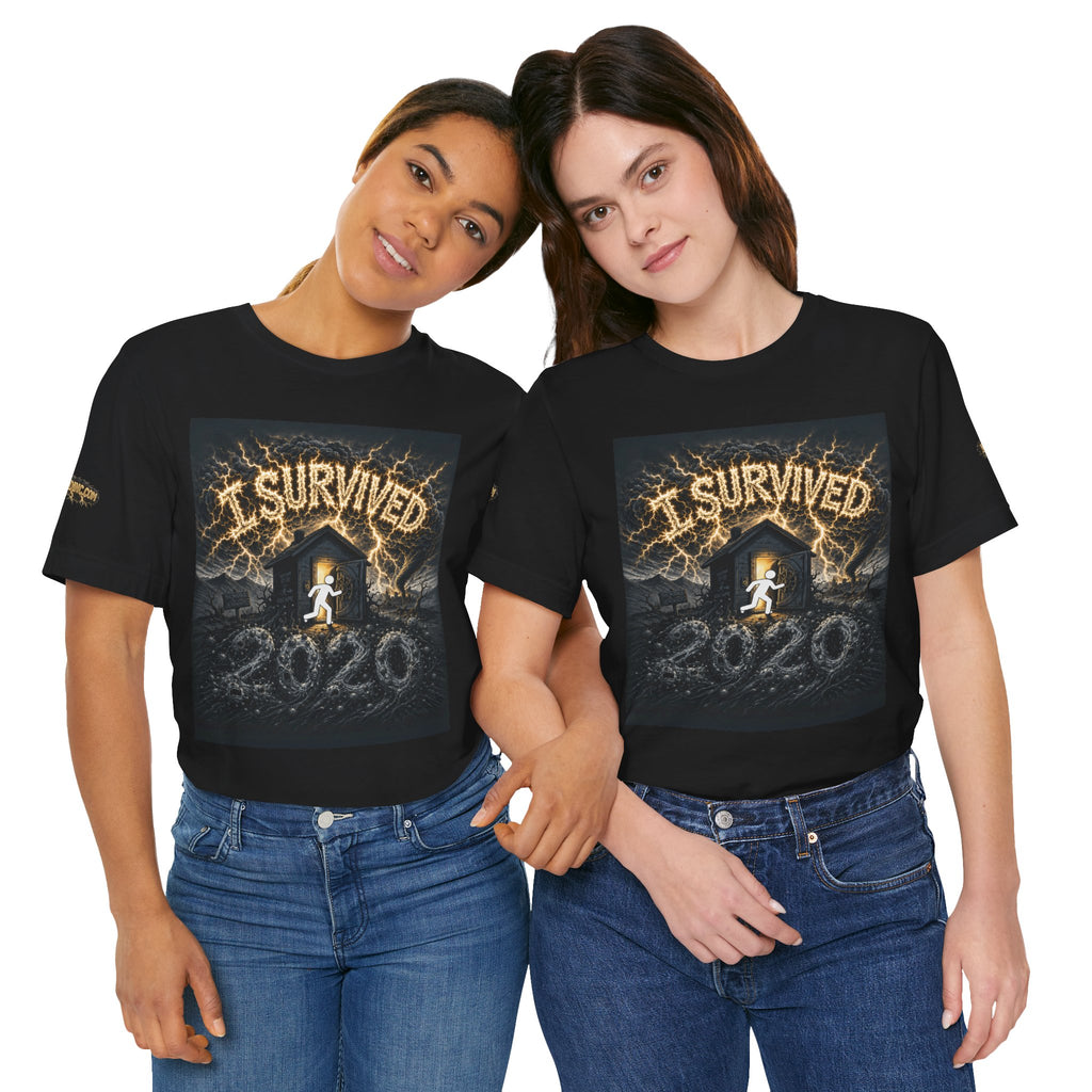 I Survived 2020 — Original Design Teaser Tee | Season 1 Premiere Drop Unisex Jersey Short Sleeve Tee