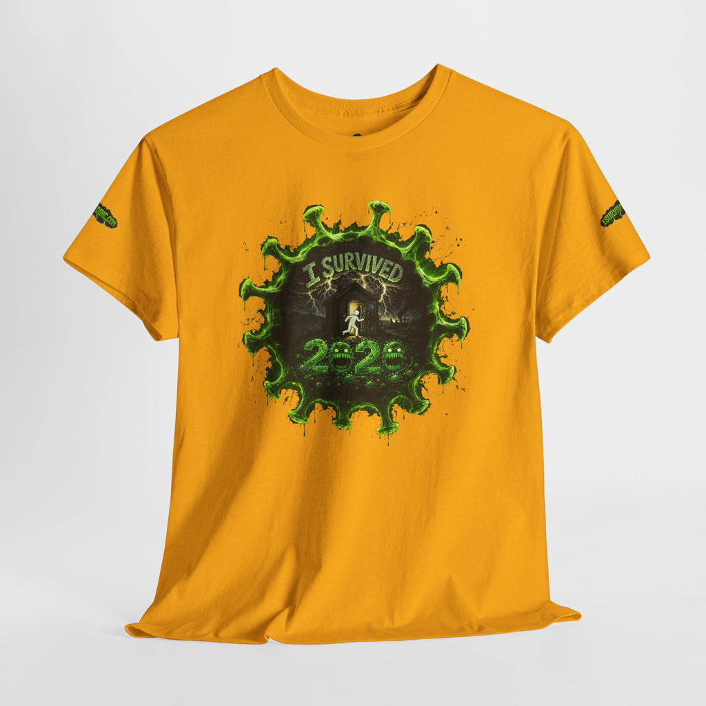 I Survived 2020 — Director's Cut S1:E1 "COVID-19: The Coronavirus" | Pandemic Edition Unisex Heavy Cotton Tee (SPECIAL EDITION)