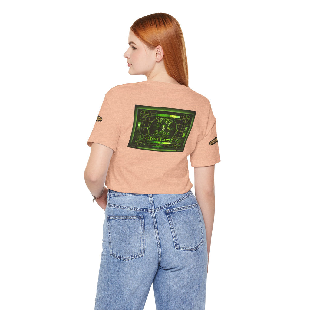 I Survived 2020 — "Please Stand By" Test Pattern Toxic Signal Tee Special Edition Summer Premiere Unisex Jersey Short Sleeve Tee