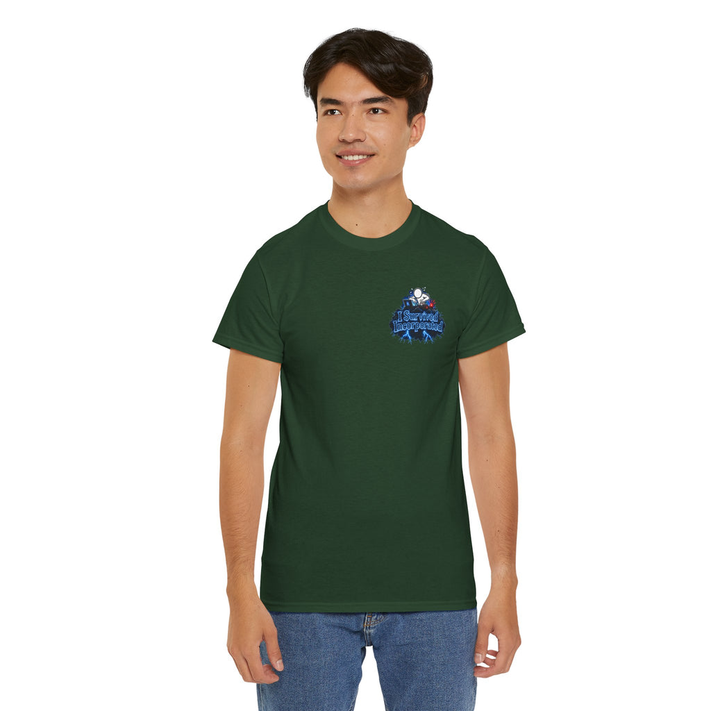 I Survived 2020 — "Please Stand By" Test Pattern Tee Lockdown Surveillance Edition Summer Exclusive Unisex Heavy Cotton Tee