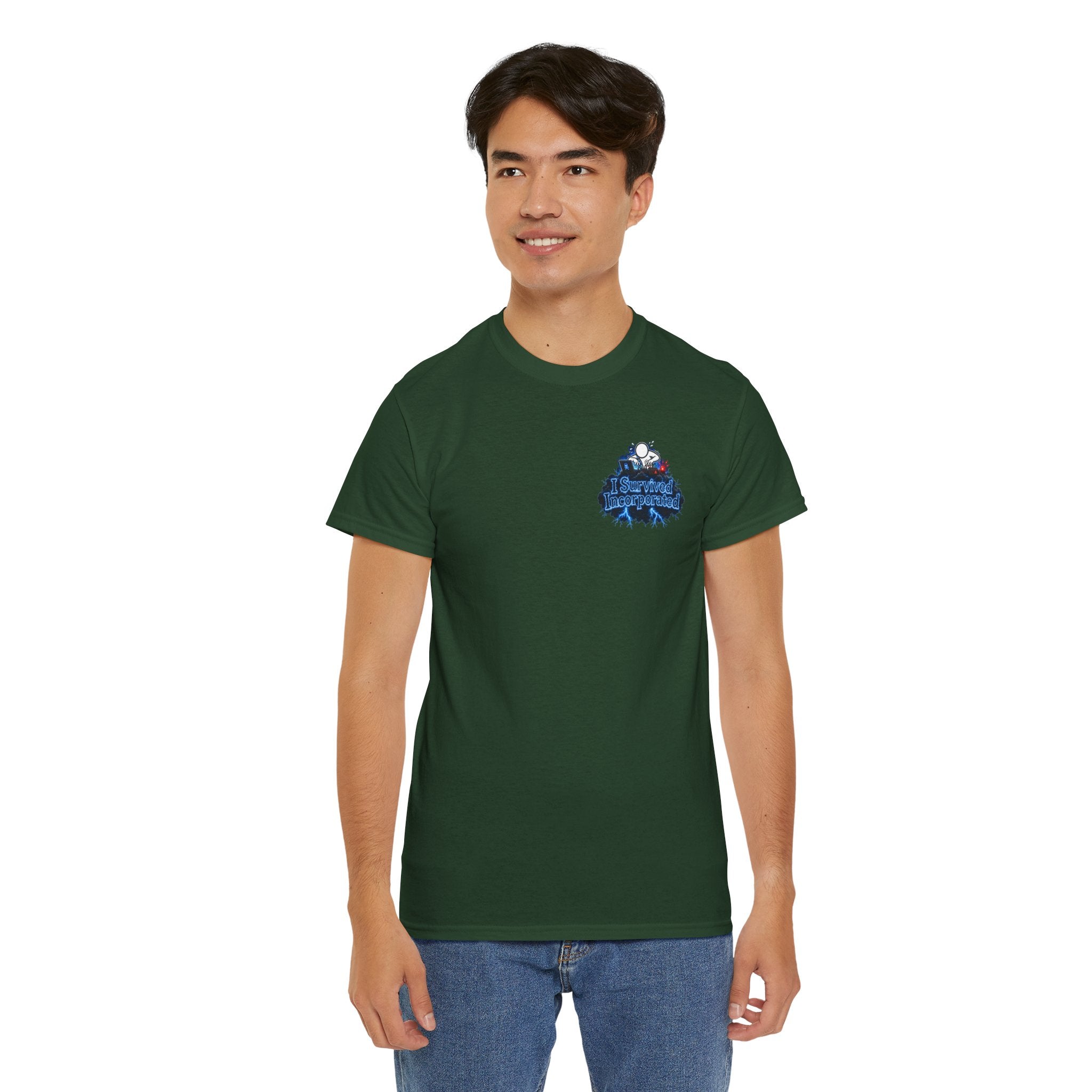 I Survived 2020 — "Please Stand By" Test Pattern Tee Lockdown Surveillance Edition Summer Exclusive Unisex Heavy Cotton Tee