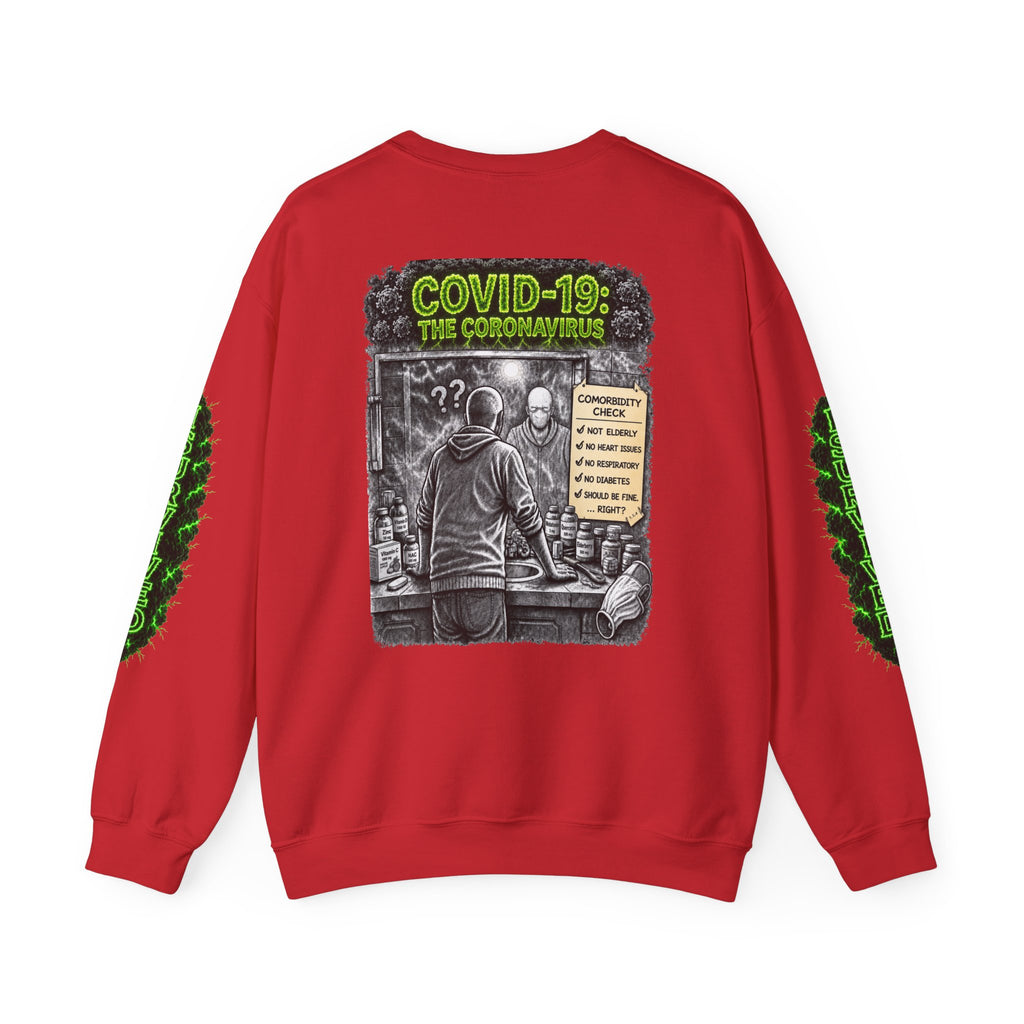 I Survived 2020 — Director's Cut S1:E1 "COVID-19: The Coronavirus" | Pandemic Edition Unisex Heavy Blend™ Crewneck Sweatshirt