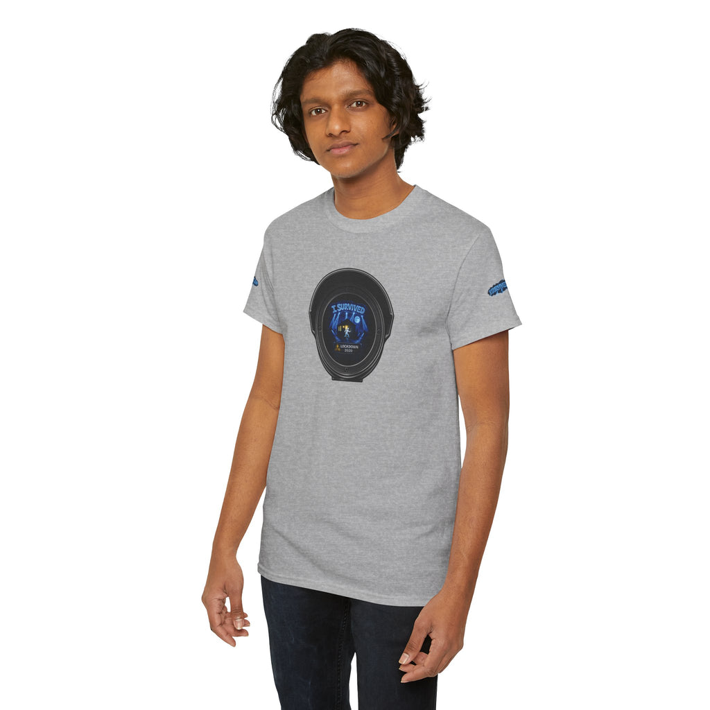 I Survived 2020 — LOCKDOWN S3:E1: Director's Cut Special Edition "Quarantine" Unisex Heavy Cotton Tee