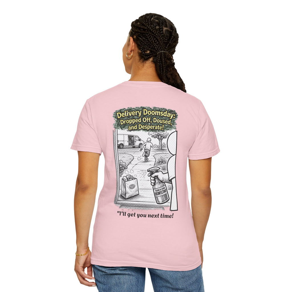 I Survived 2020 — Director's Cut S1:E5 "Delivery Doomsday" | Pandemic Edition Unisex Garment-Dyed T-shirt