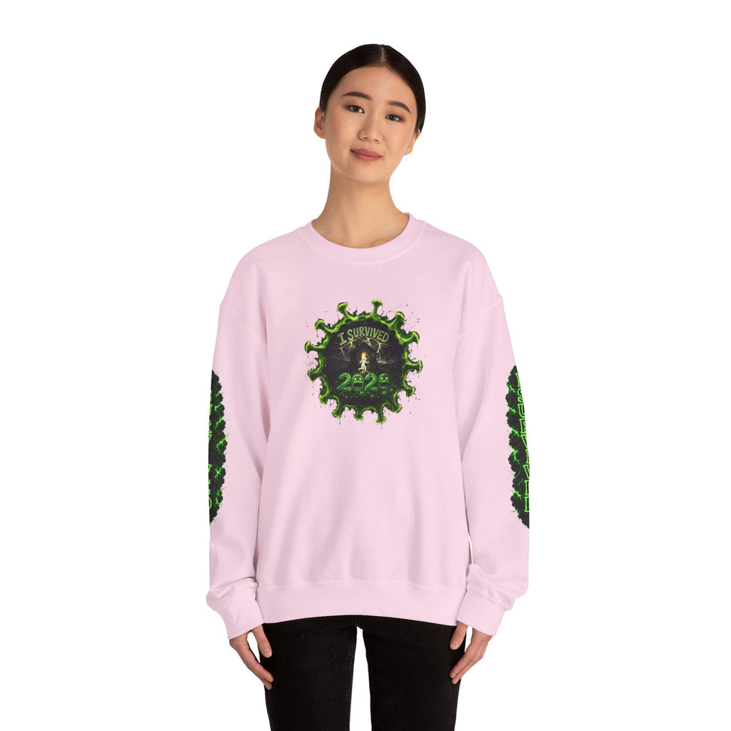 I Survived 2020 — PANDEMIC S1:E1: Director's Cut "COVID-19: The Coronavirus" Unisex Heavy Blend™ Crewneck Sweatshirt