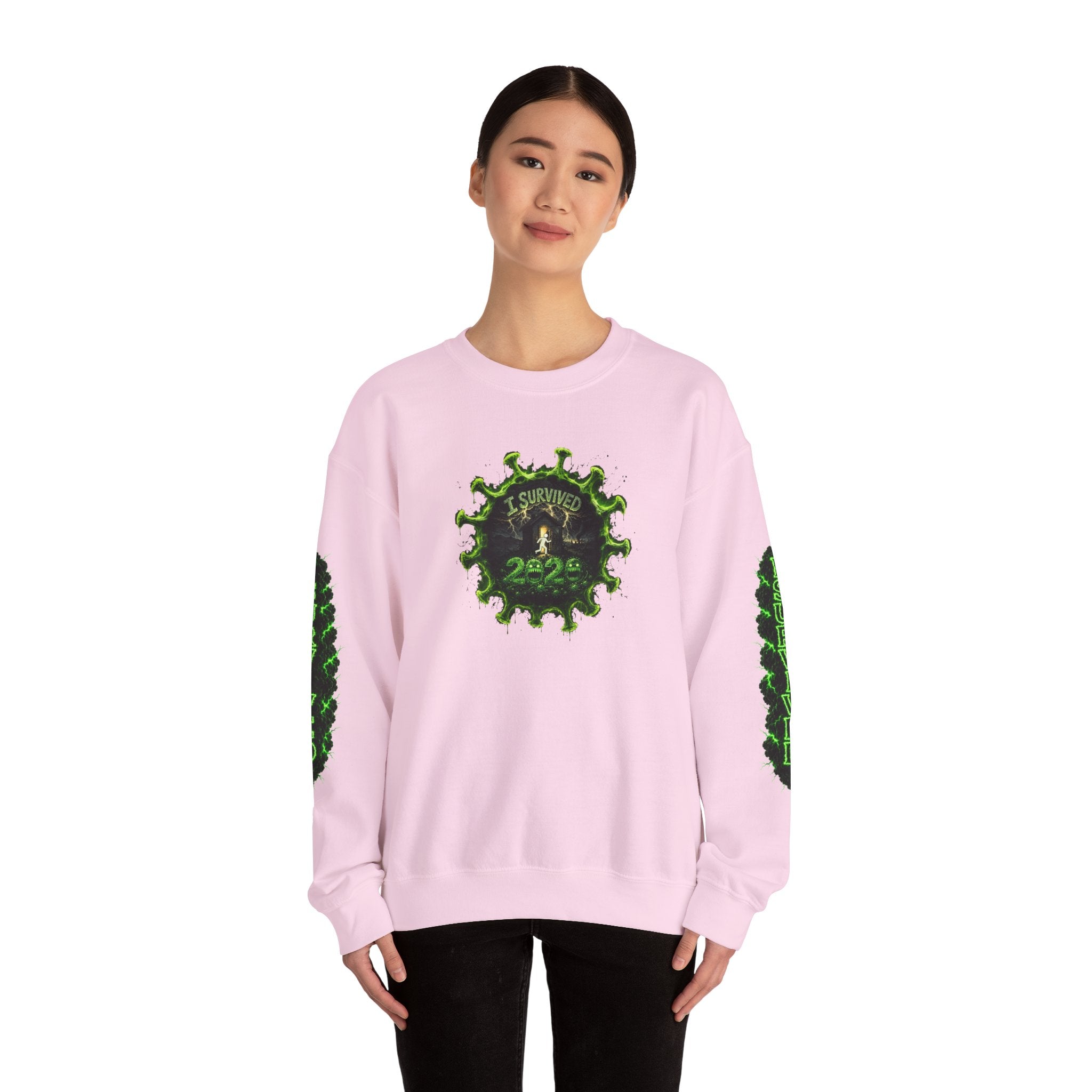 I Survived 2020 — PANDEMIC S1:E1: Director's Cut "COVID-19: The Coronavirus" Unisex Heavy Blend™ Crewneck Sweatshirt