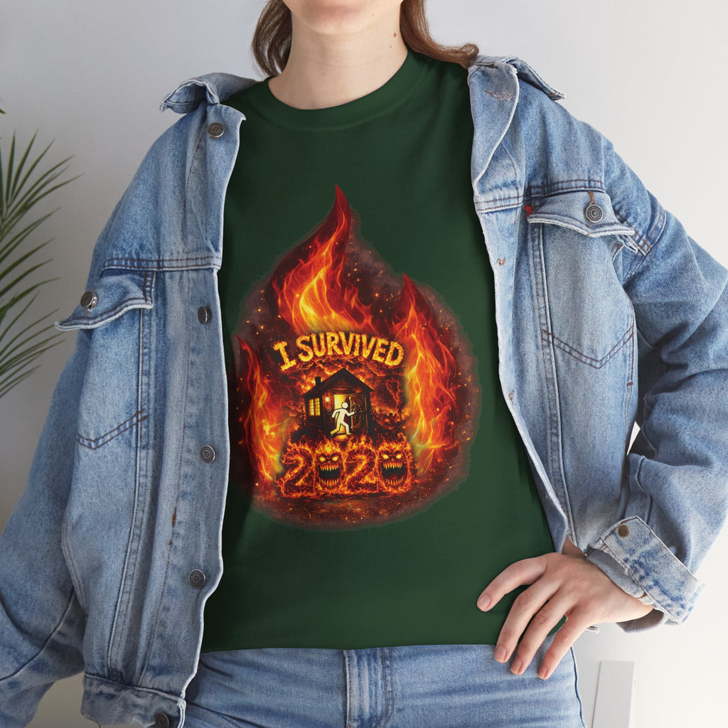I Survived 2020 — Director's Cut S2:E2 "The Bobcat Fire" | Wildfire Edition Memorial Unisex Heavy Cotton Tee