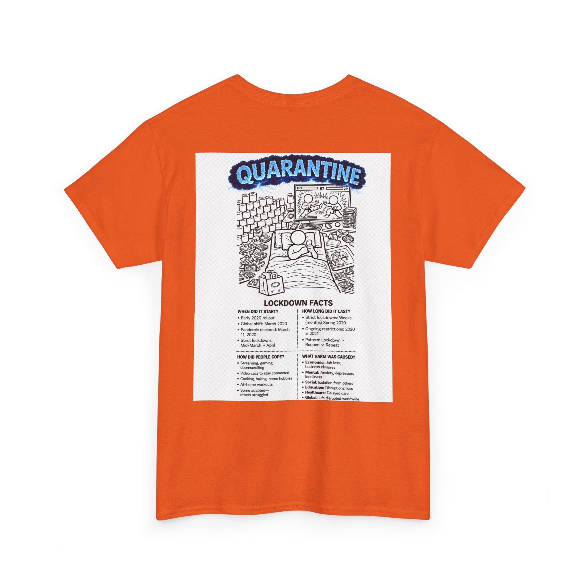 I Survived 2020 — Director's Cut S3:E1 "Quarantine" | Lockdown Edition Documentary Unisex Heavy Cotton Tee